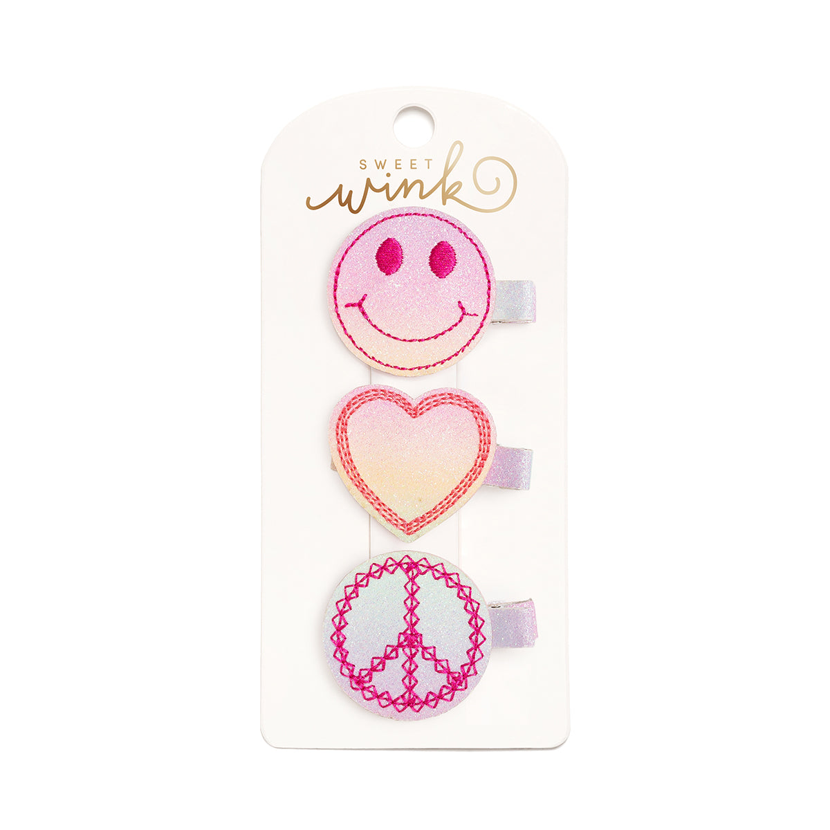 Sweet Wink Tie Dye Clip Set