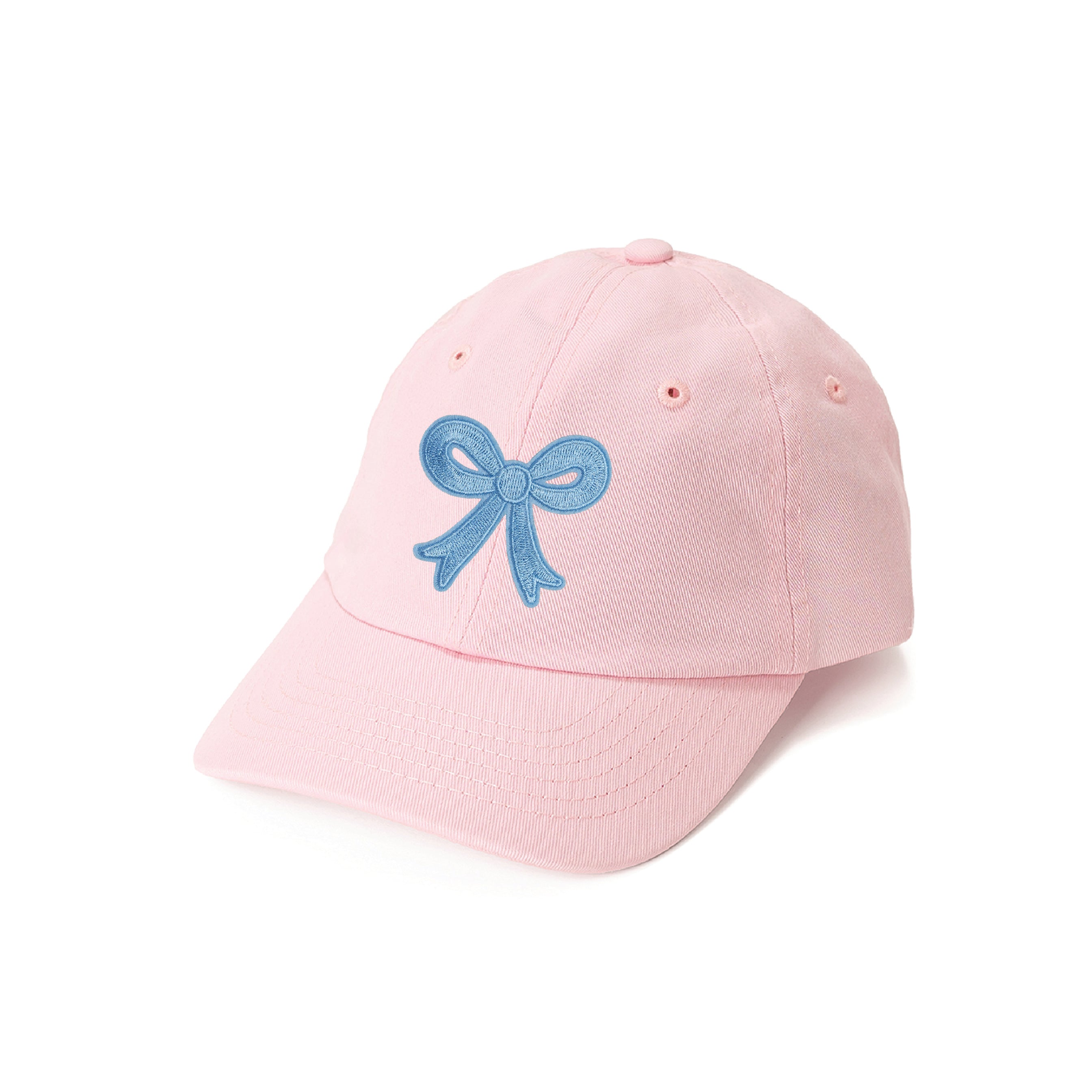Sweet Wink Hat - Blue Bow Patch