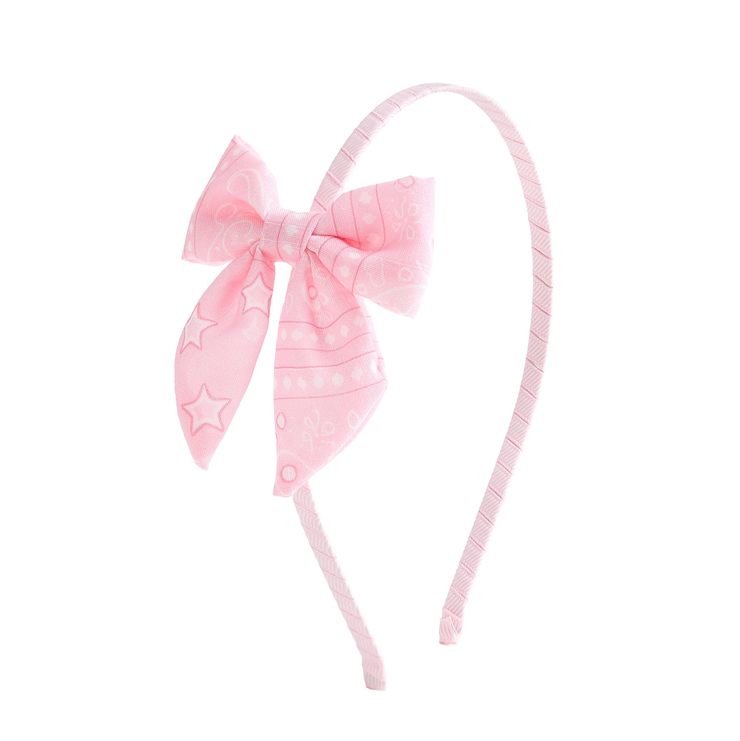 Sweet Wink Headband - Pink Bandana