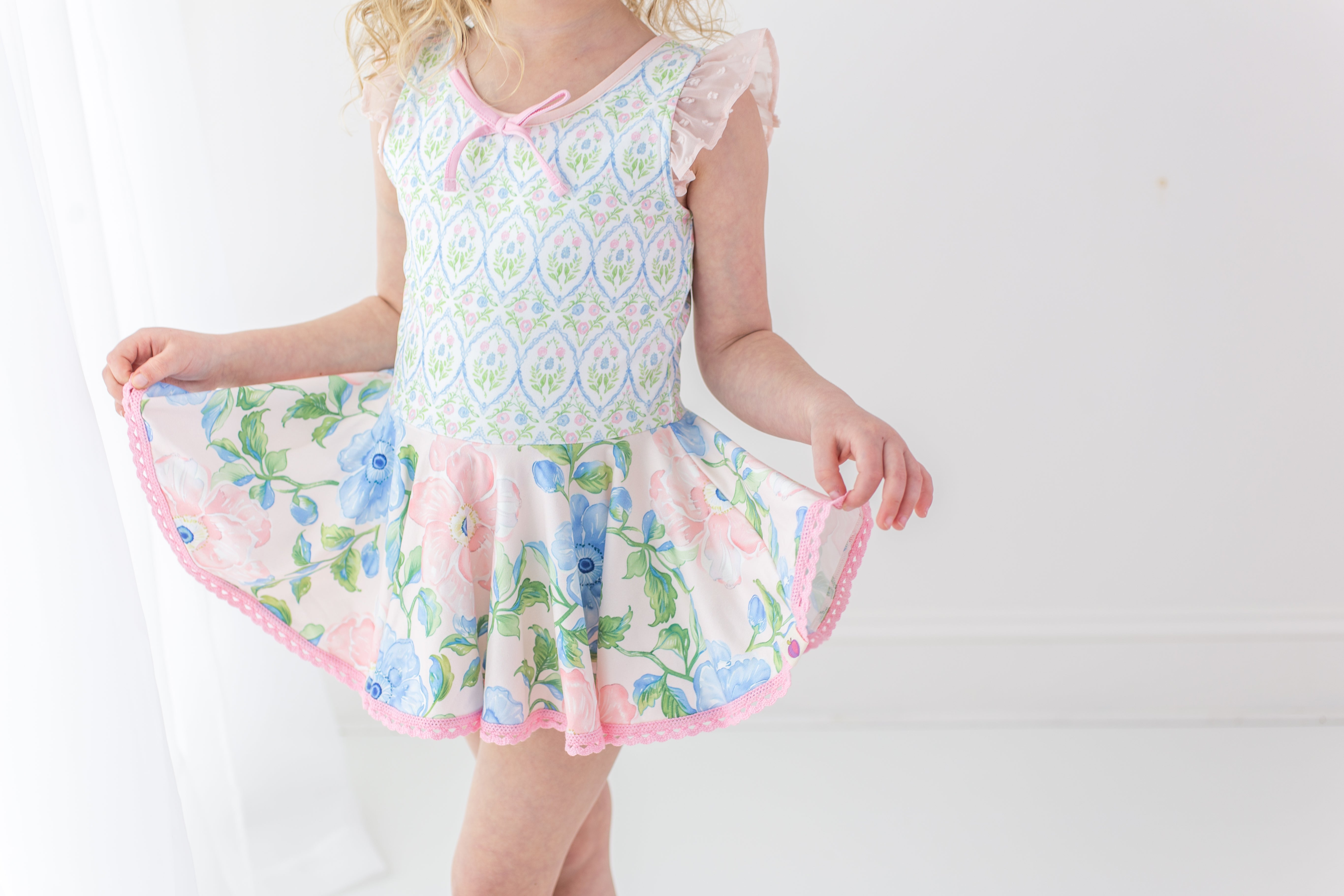 Farrah Leotard - Blush & Bloom