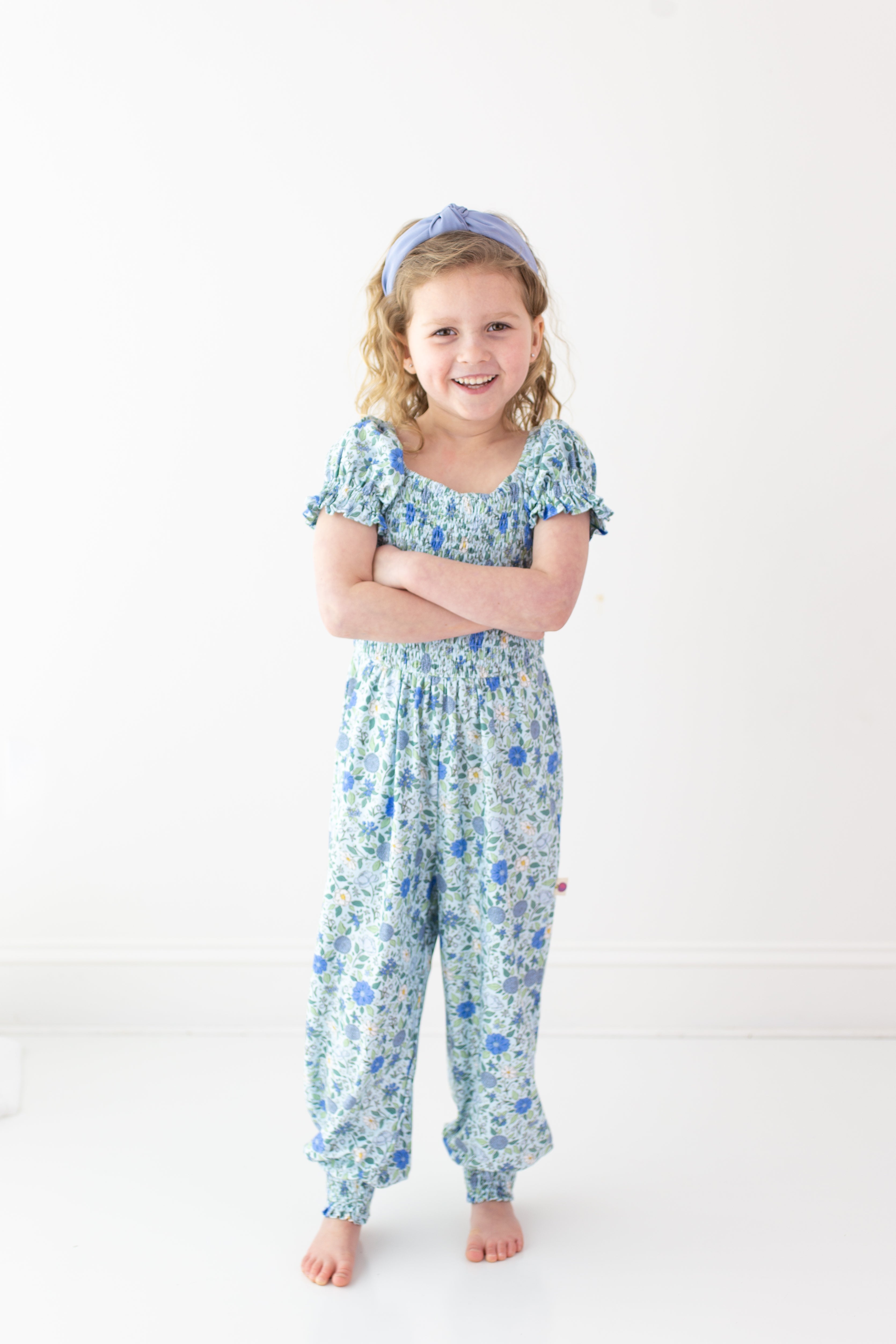 Quinn Romper - Cerulean Dreams