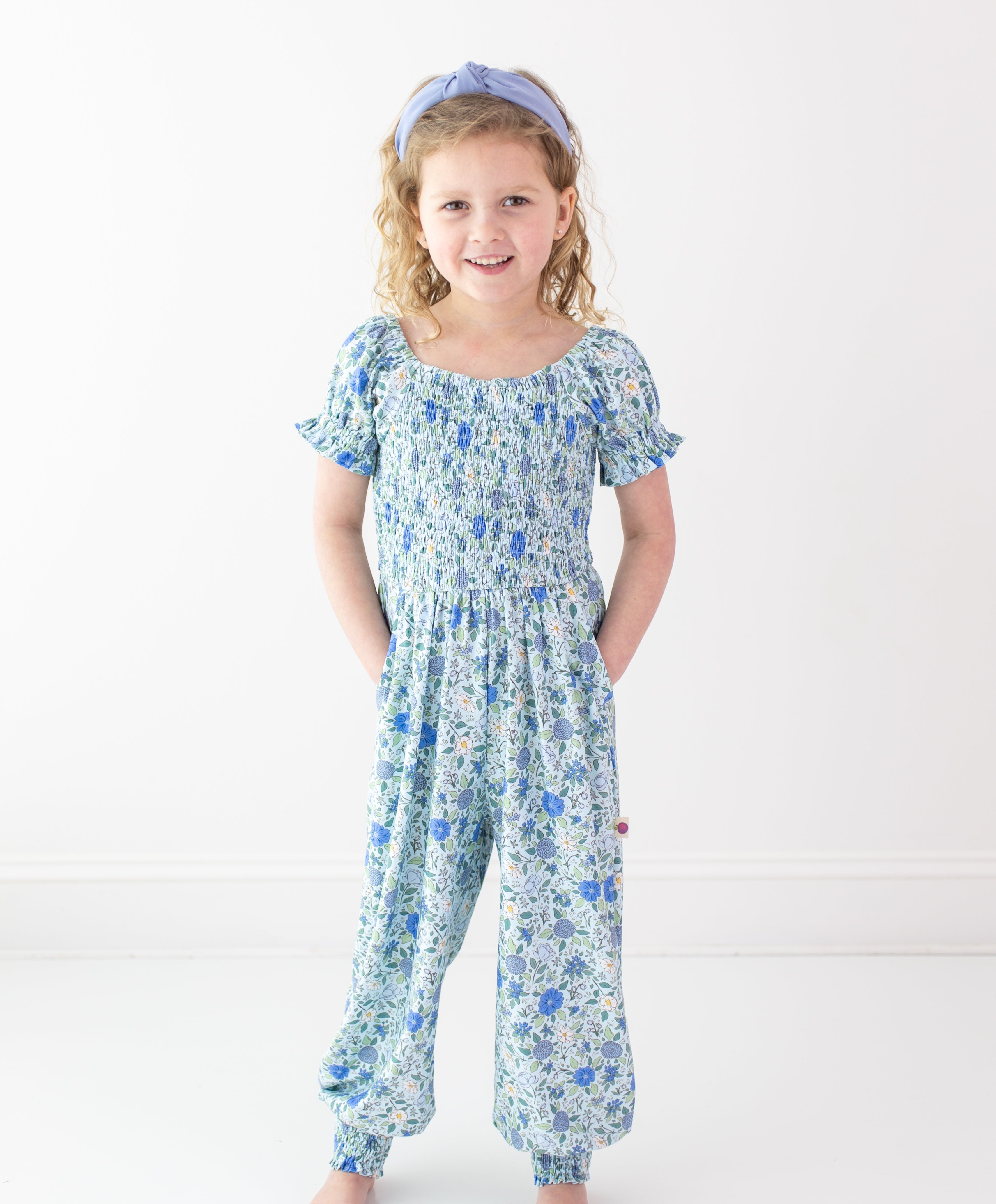 Quinn Romper - Cerulean Dreams