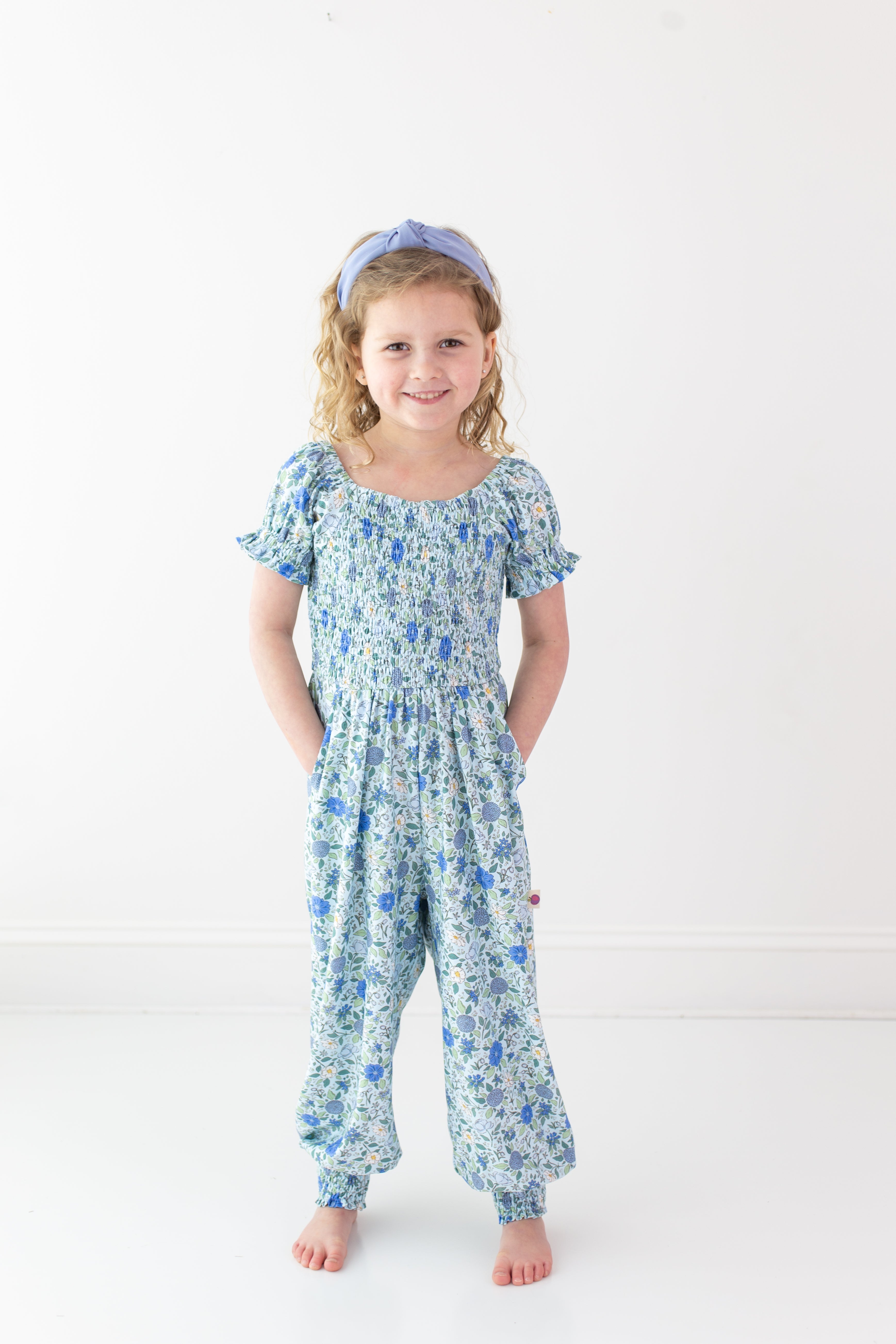 Quinn Romper - Cerulean Dreams