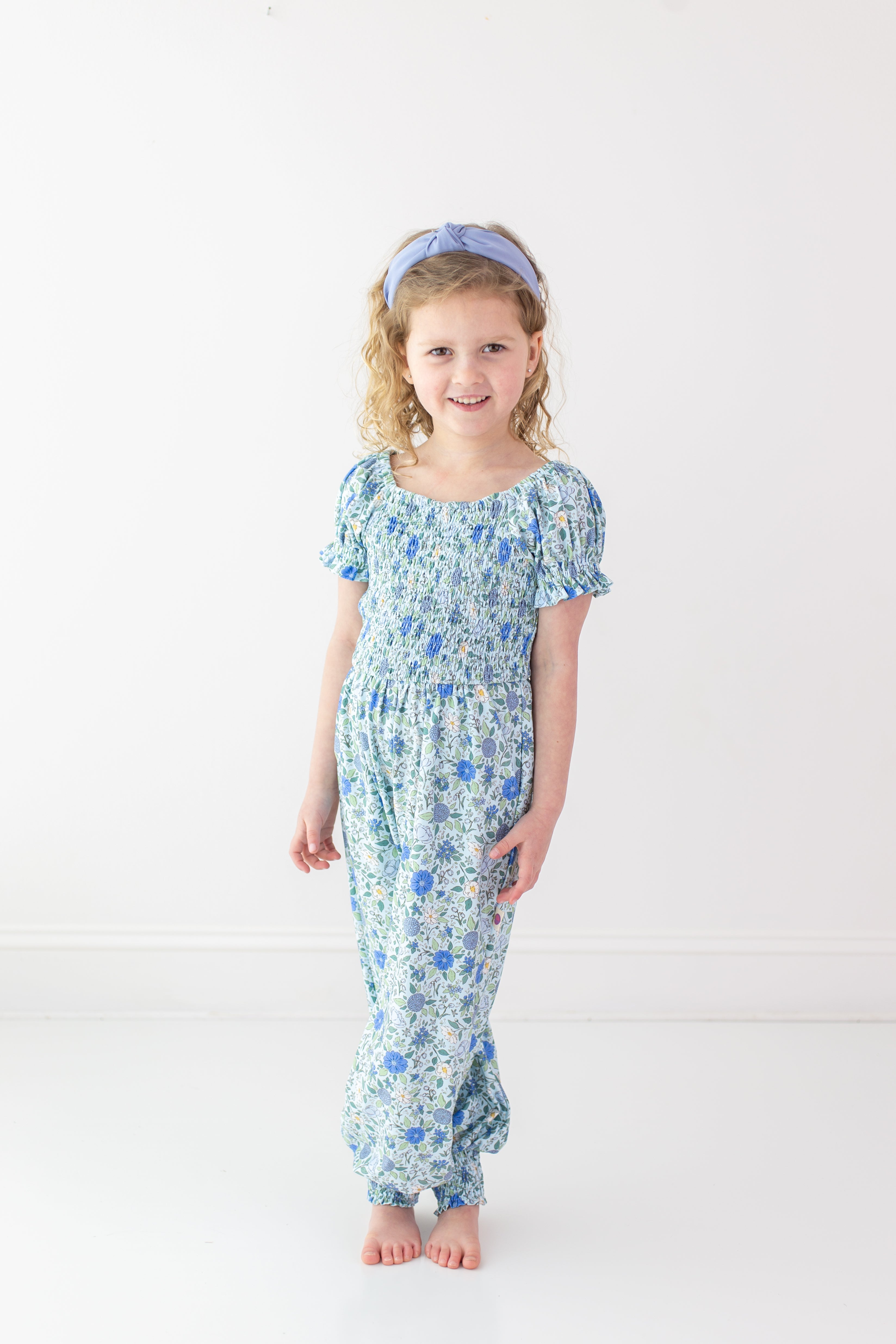 Quinn Romper - Cerulean Dreams
