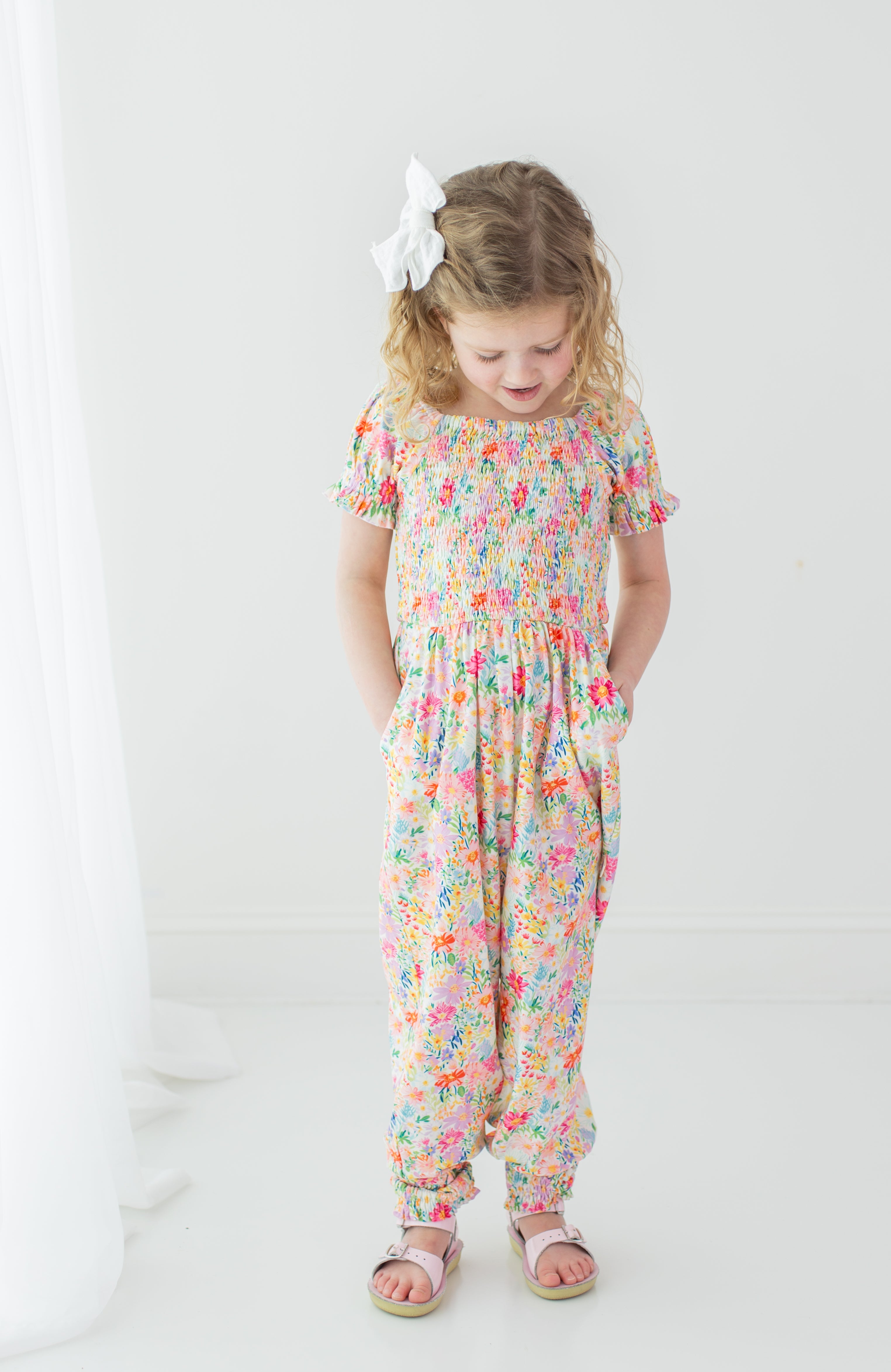 Quinn Romper - Wildflower Waltz
