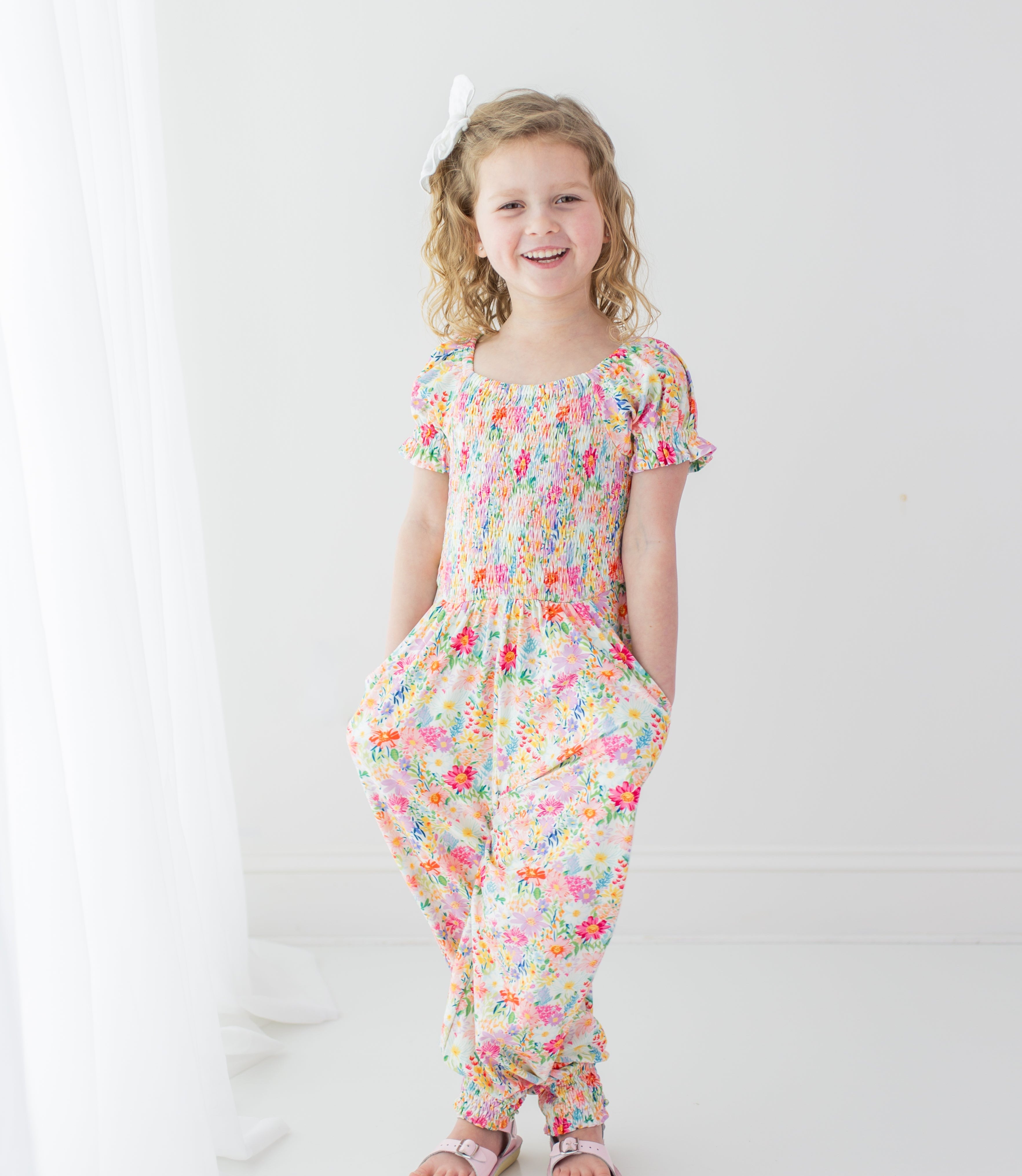 Quinn Romper - Wildflower Waltz