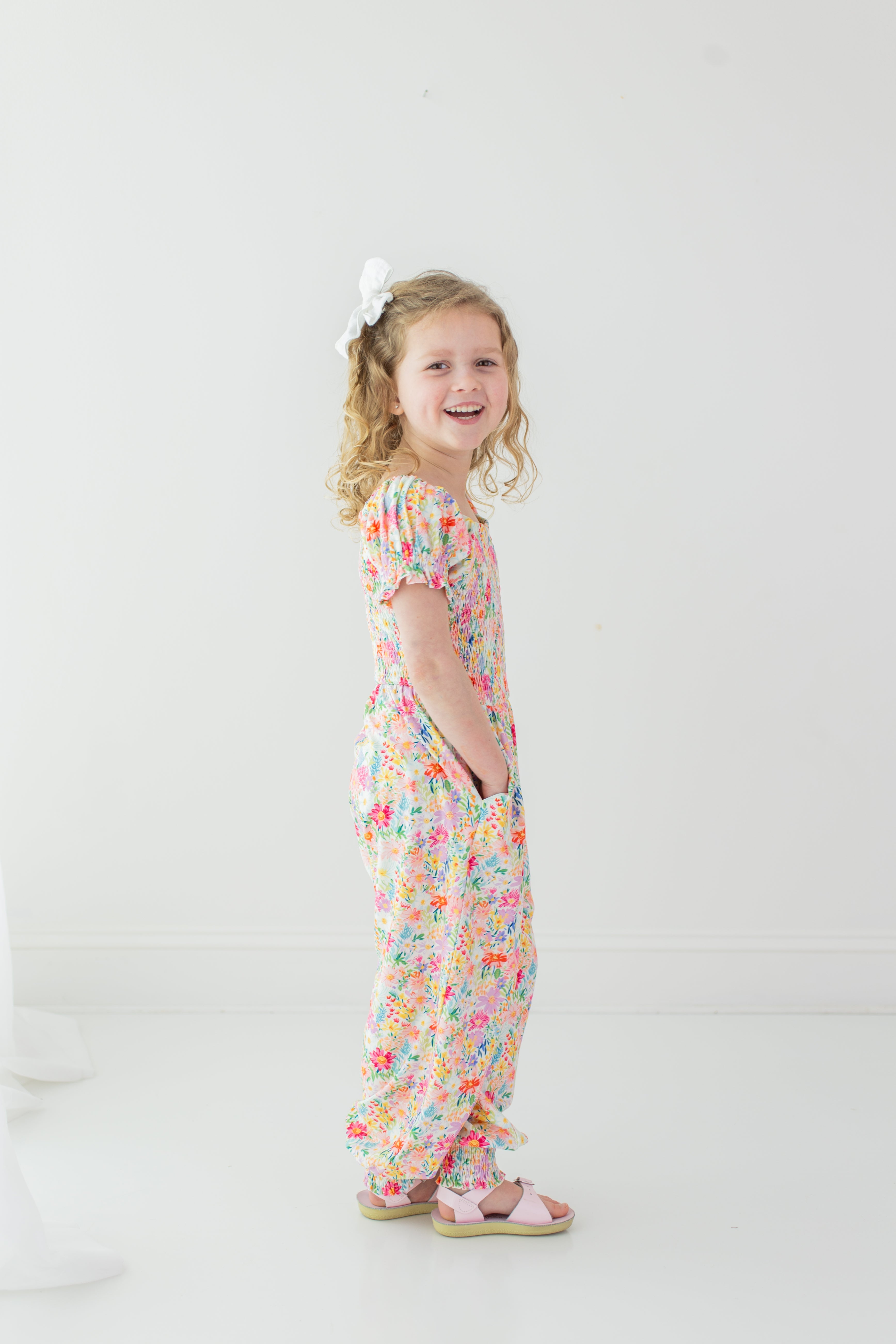 Quinn Romper - Wildflower Waltz