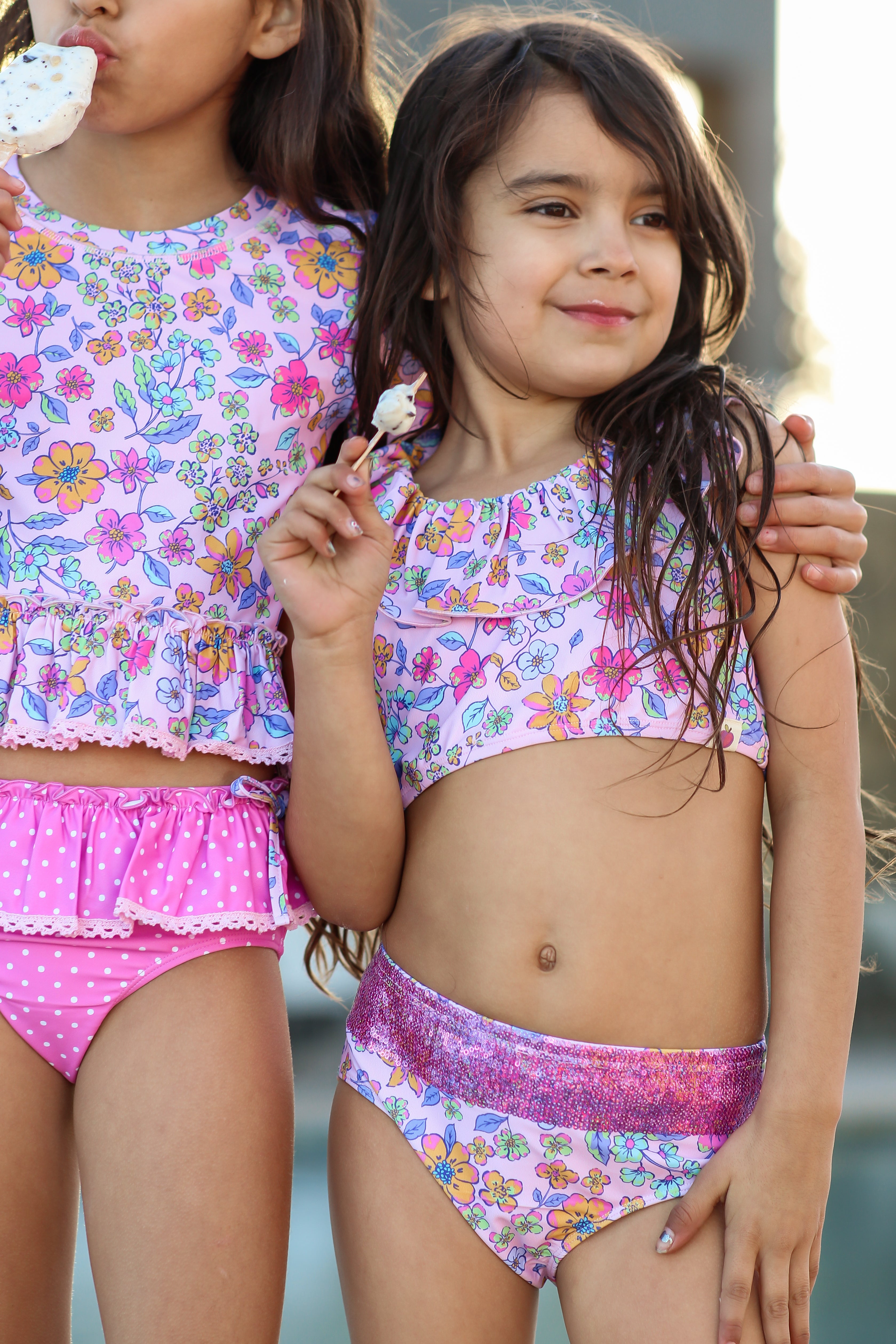 Vera Swimsuit - Sunset Sorbet Sequin