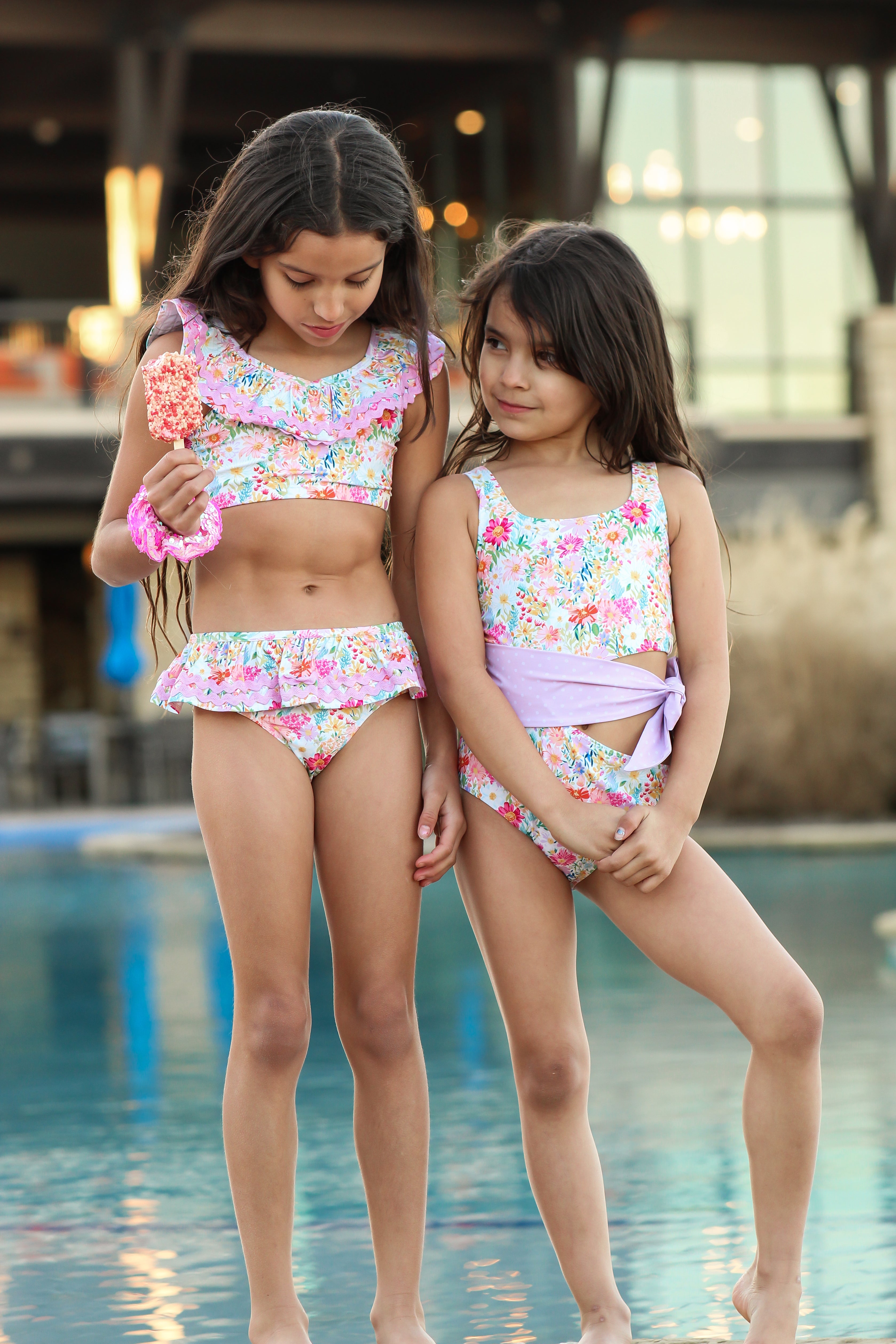 Reese Swimsuit - Wildflower Waltz