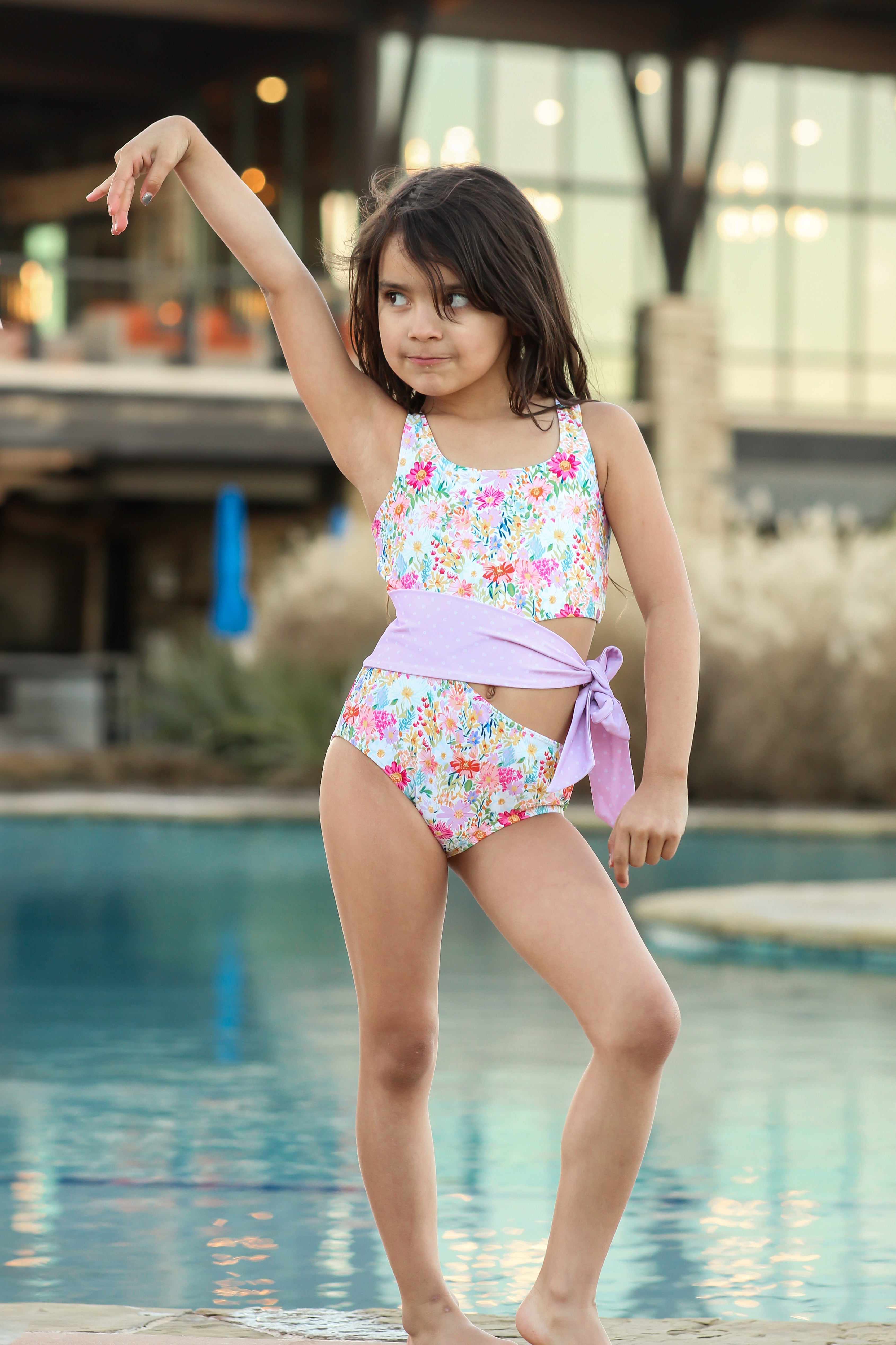 Reese Swimsuit - Wildflower Waltz