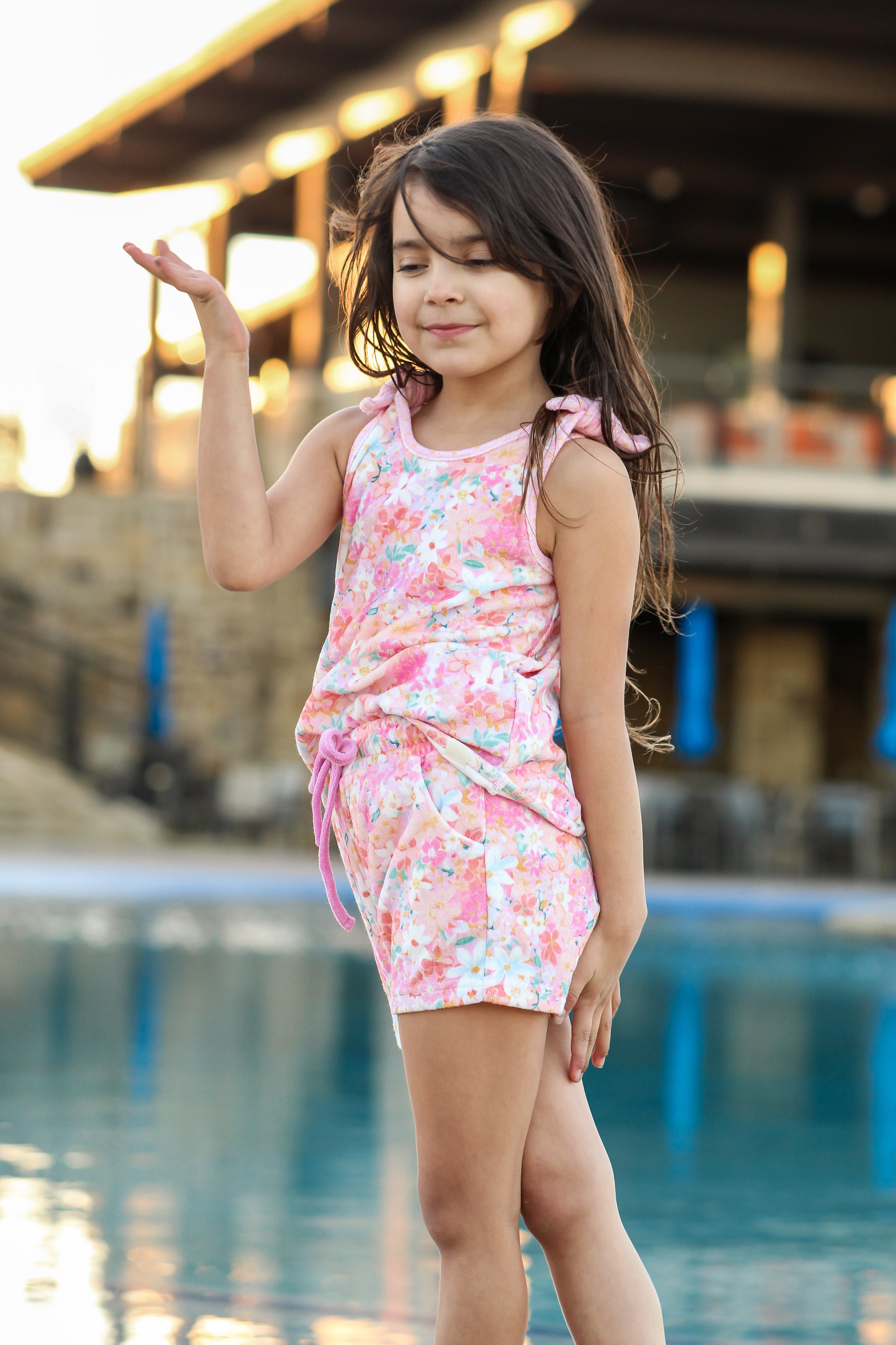 Terry Cloth Swim Cover Set - Honeydew Days (Pre-Order)