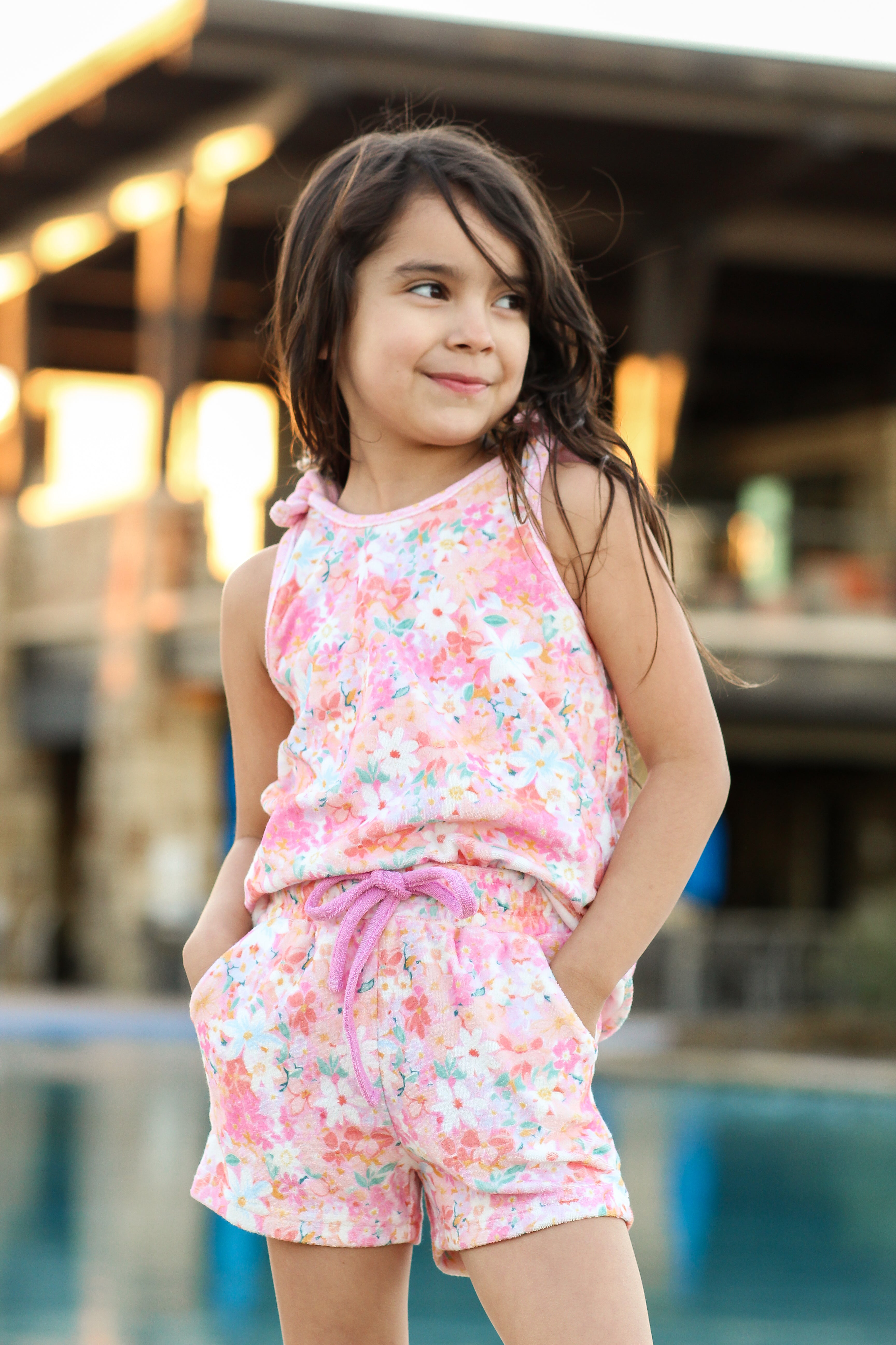 Terry Cloth Swim Cover Set - Honeydew Days