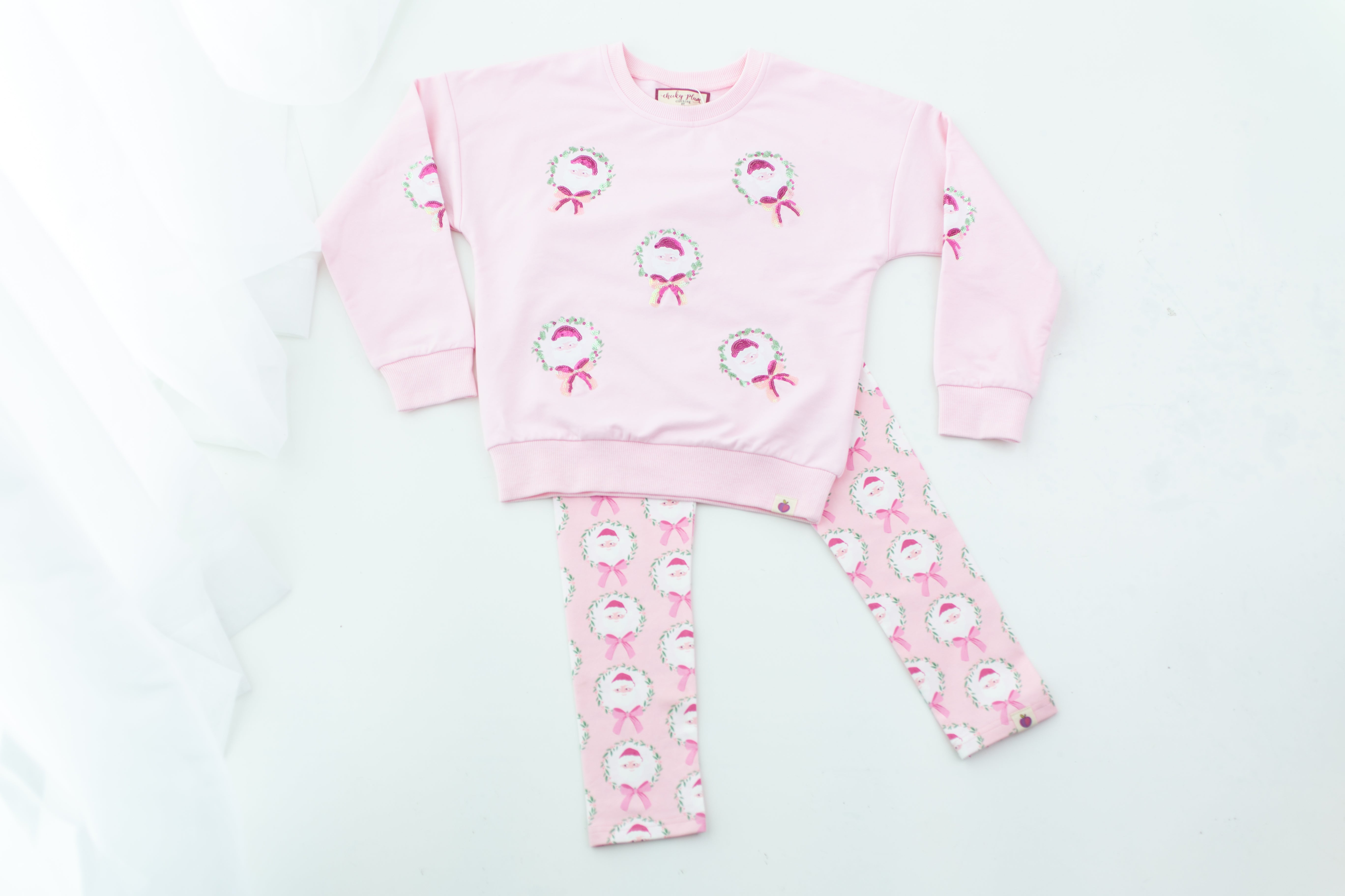 Leggings - Sugarplum Santa (Pre-Order)
