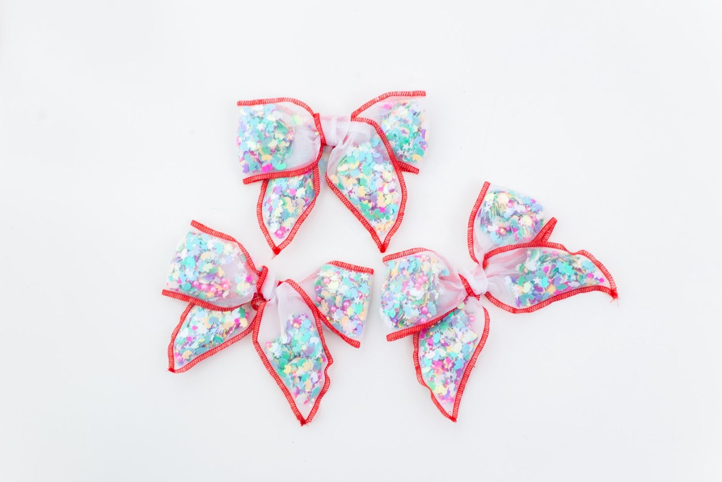 Mesh Shaker Bow - Pretty in Pink