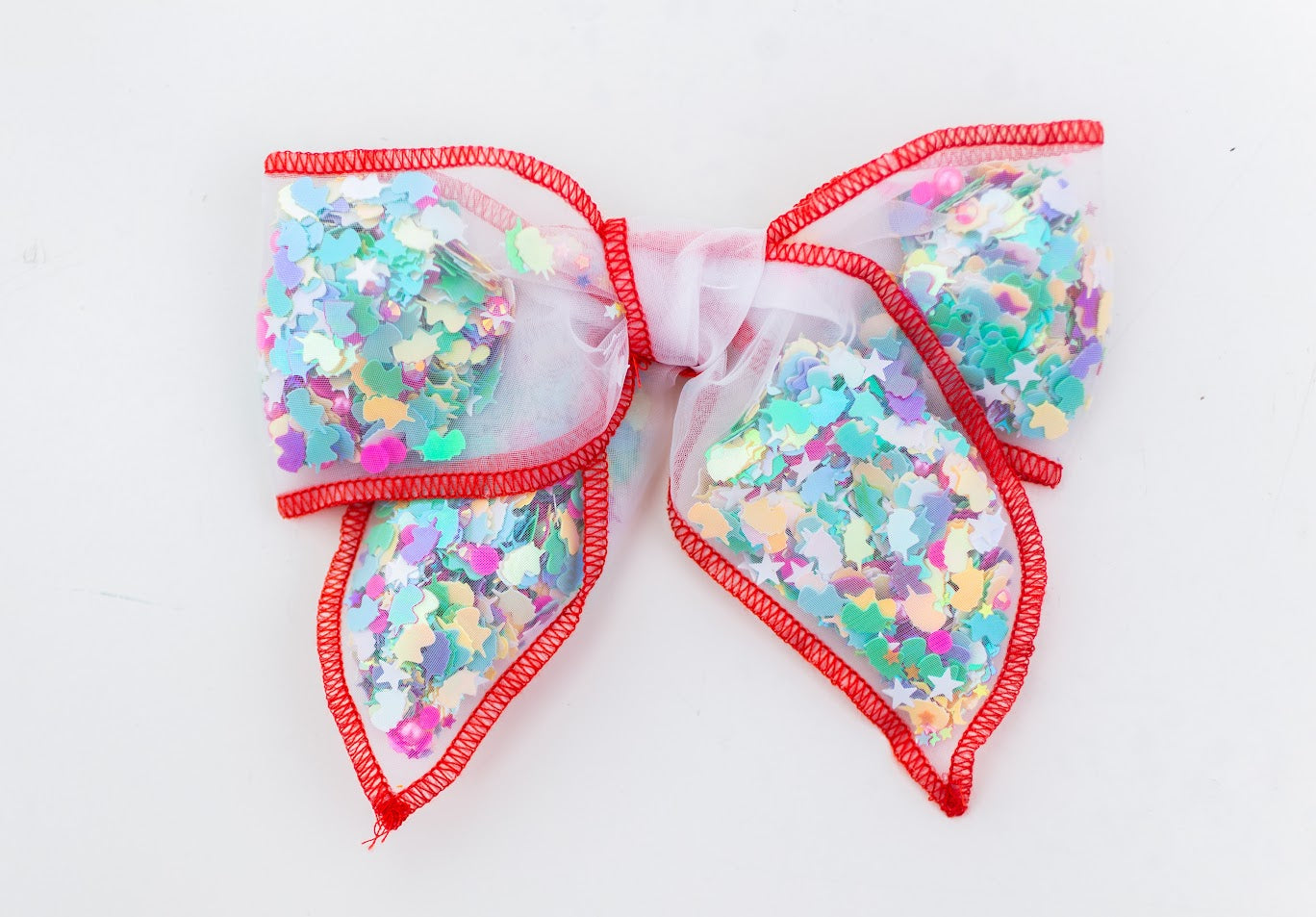 Mesh Shaker Bow - Pretty in Pink