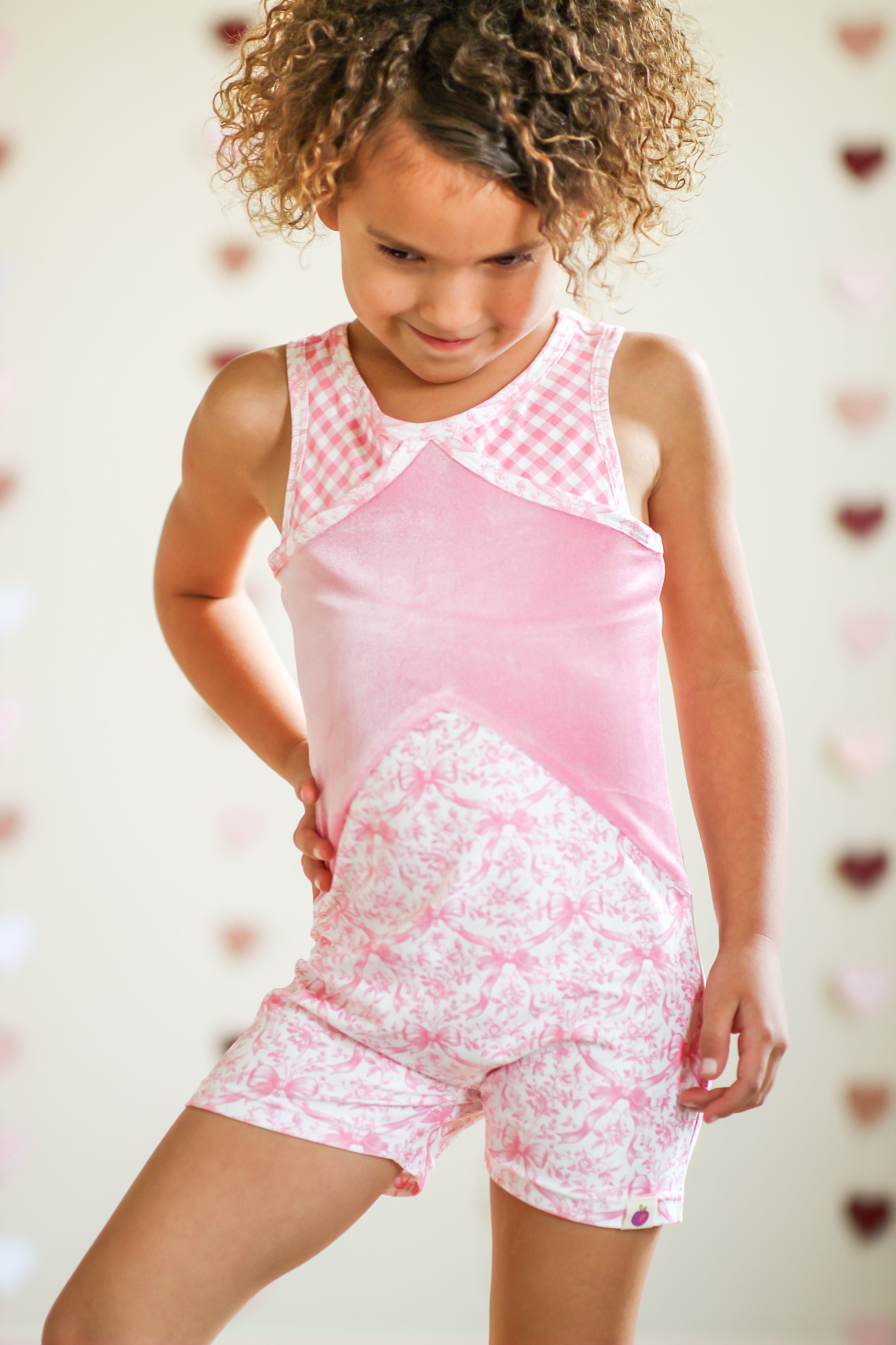 Bella Unitard - Heirloom Rose