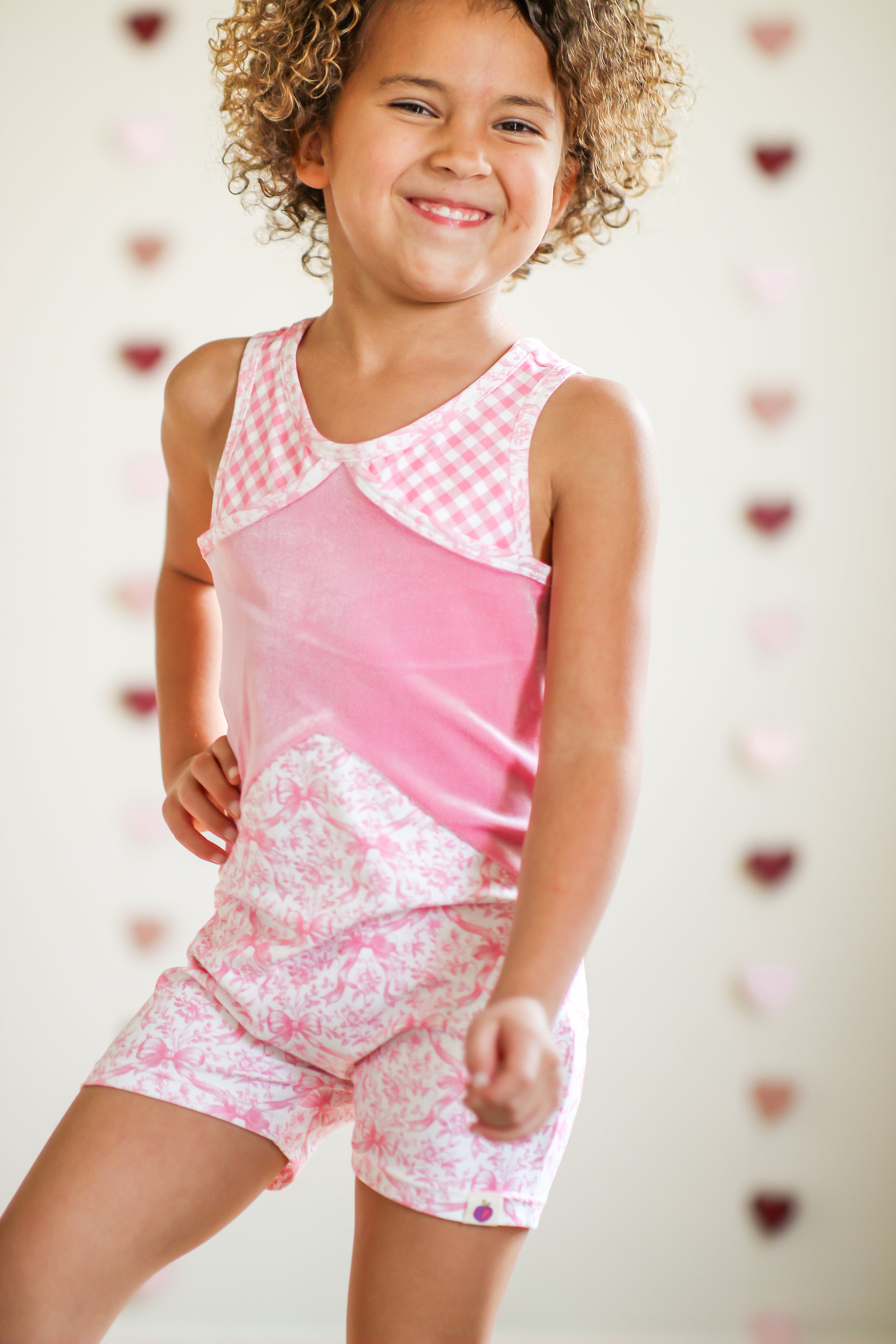 Bella Unitard - Heirloom Rose