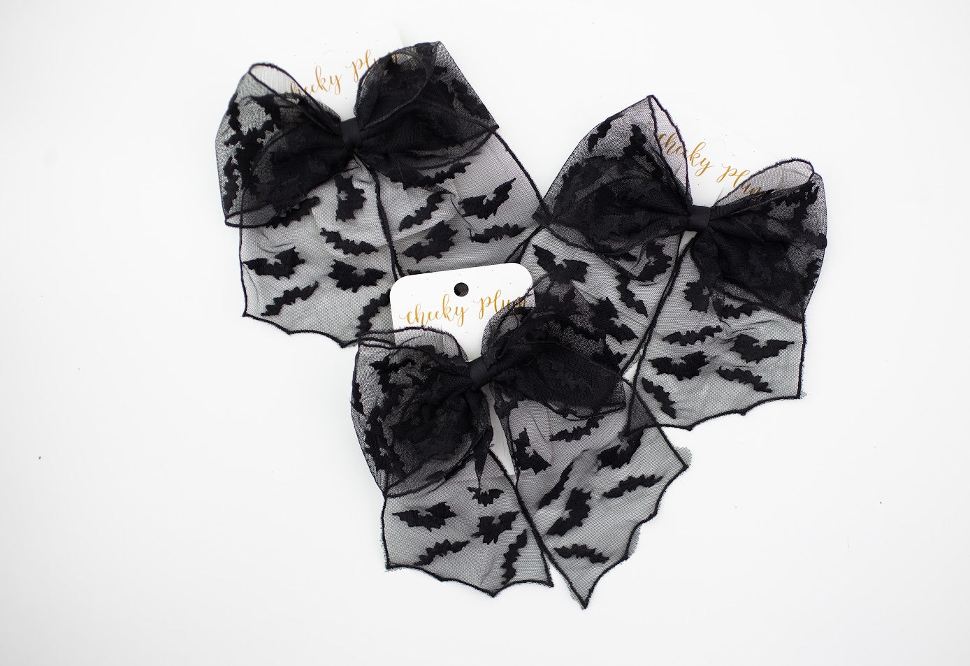 Mesh Bow - Bat Beauty