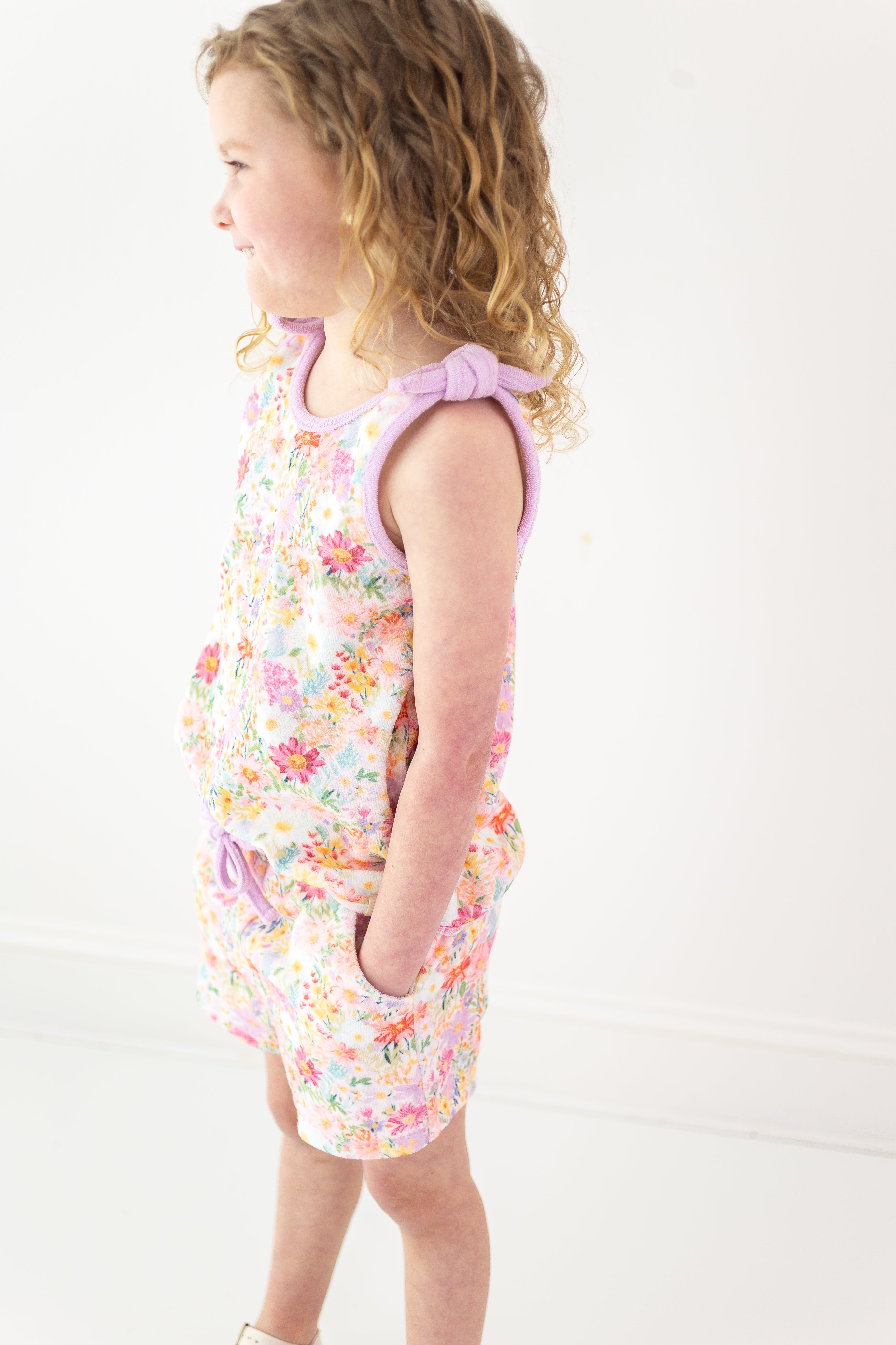 Terry Cloth Swim Cover Set - Wildflower Waltz (Pre-Order)