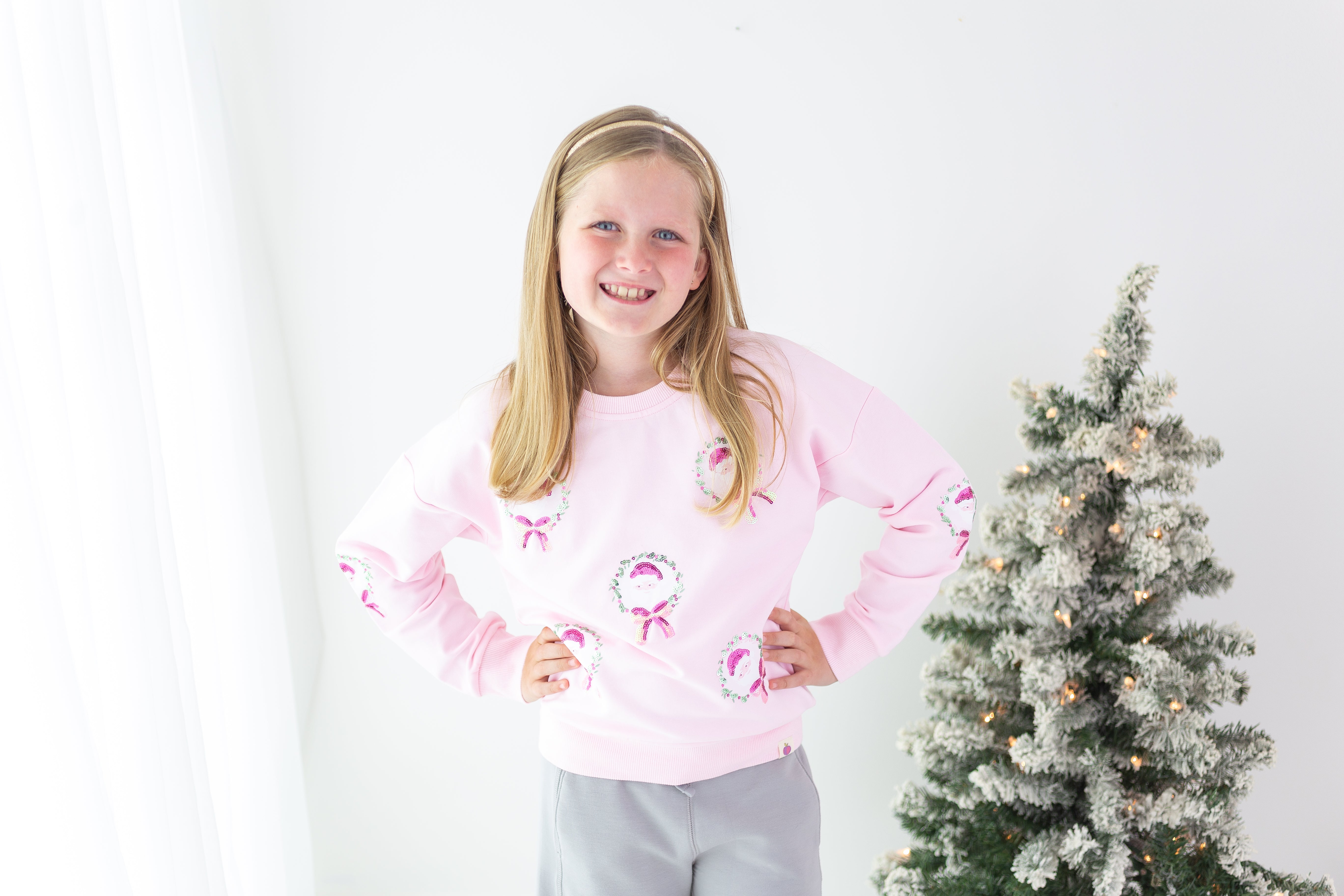 Sweater - Sugarplum Sequin Santa (Pre-Order)