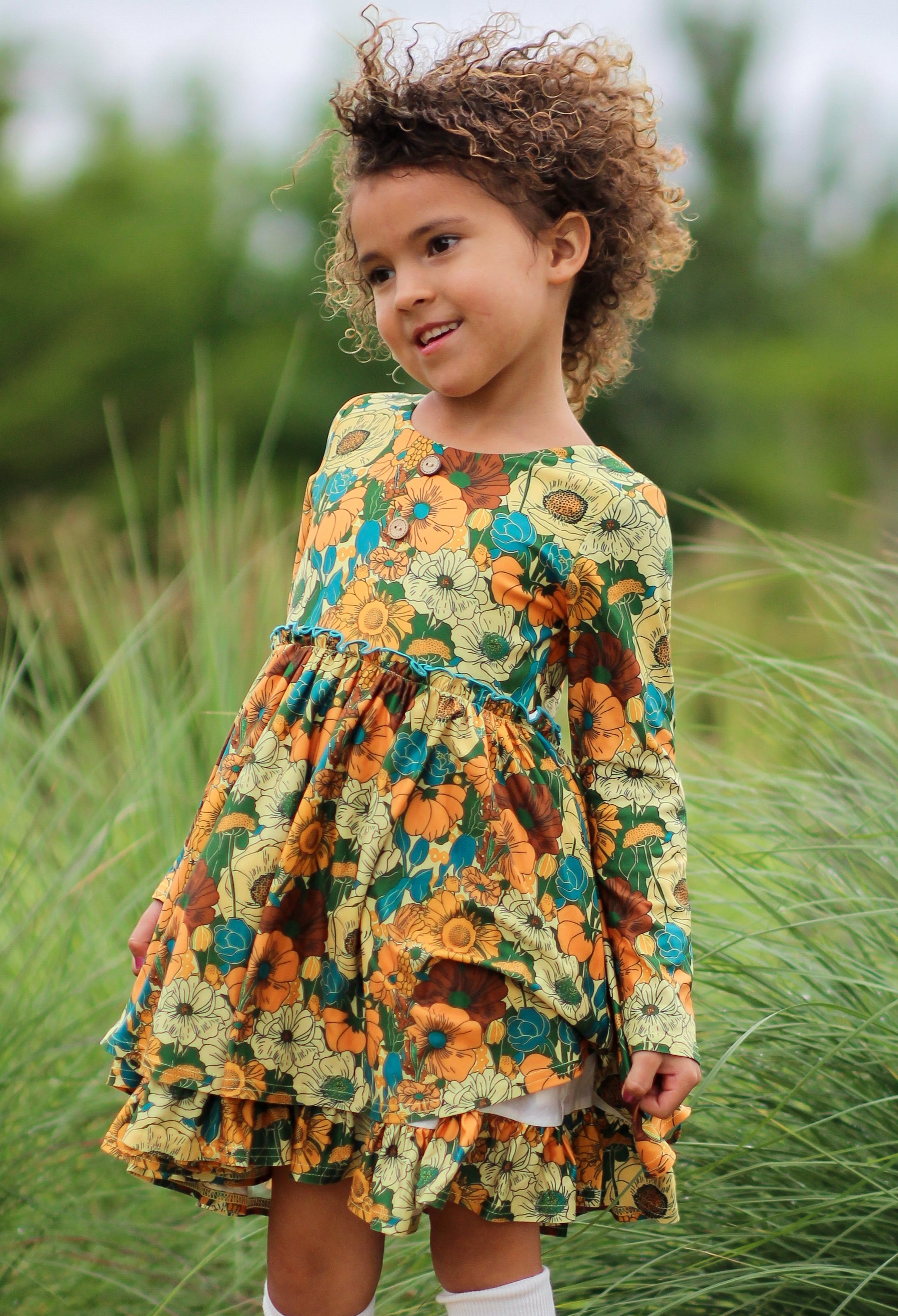 Myra Knit Dress - Golden Grove