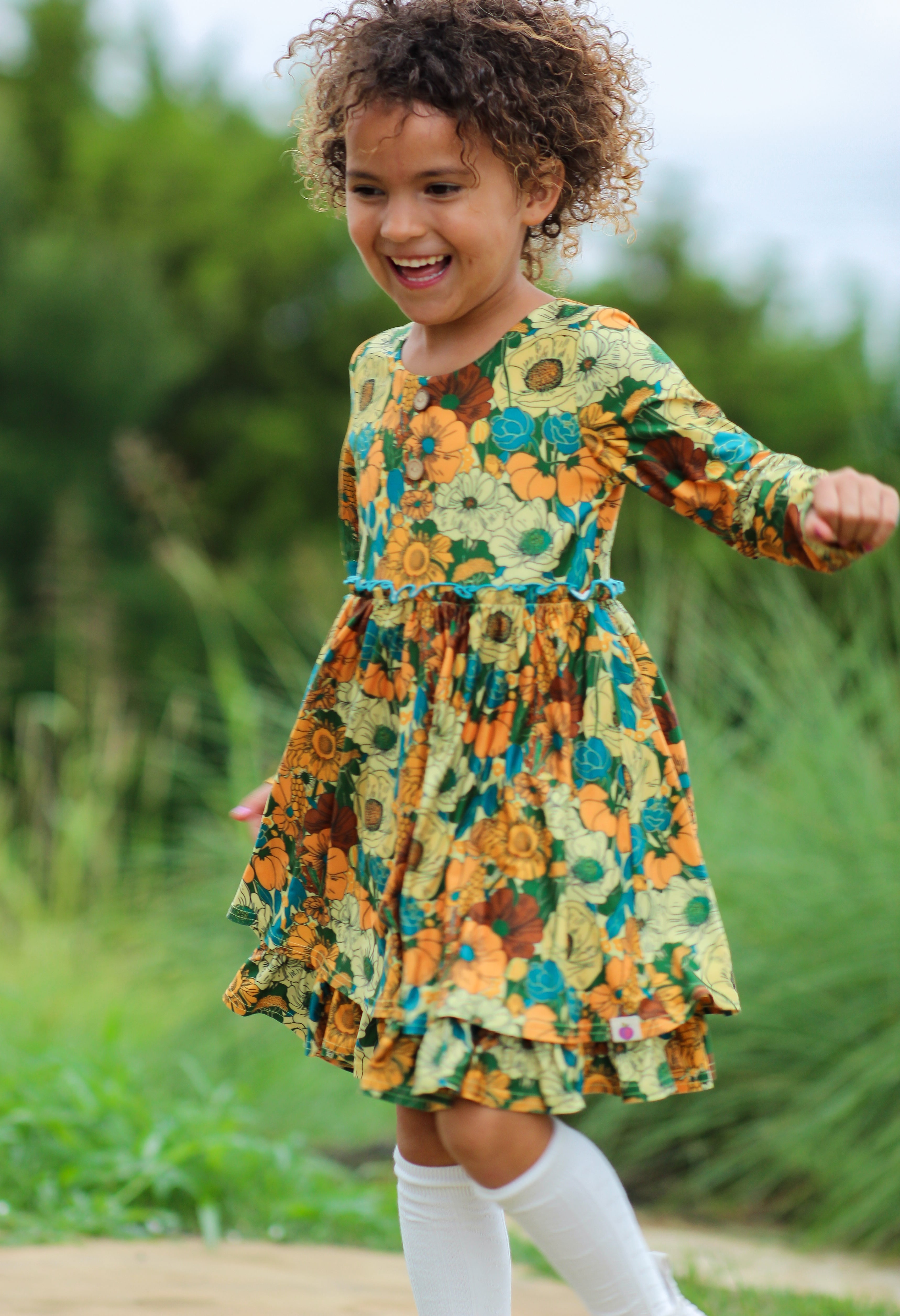 Myra Knit Dress - Golden Grove