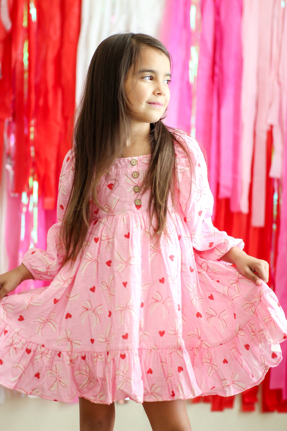 Puff Sleeve Gauze Dress - Tied With Love