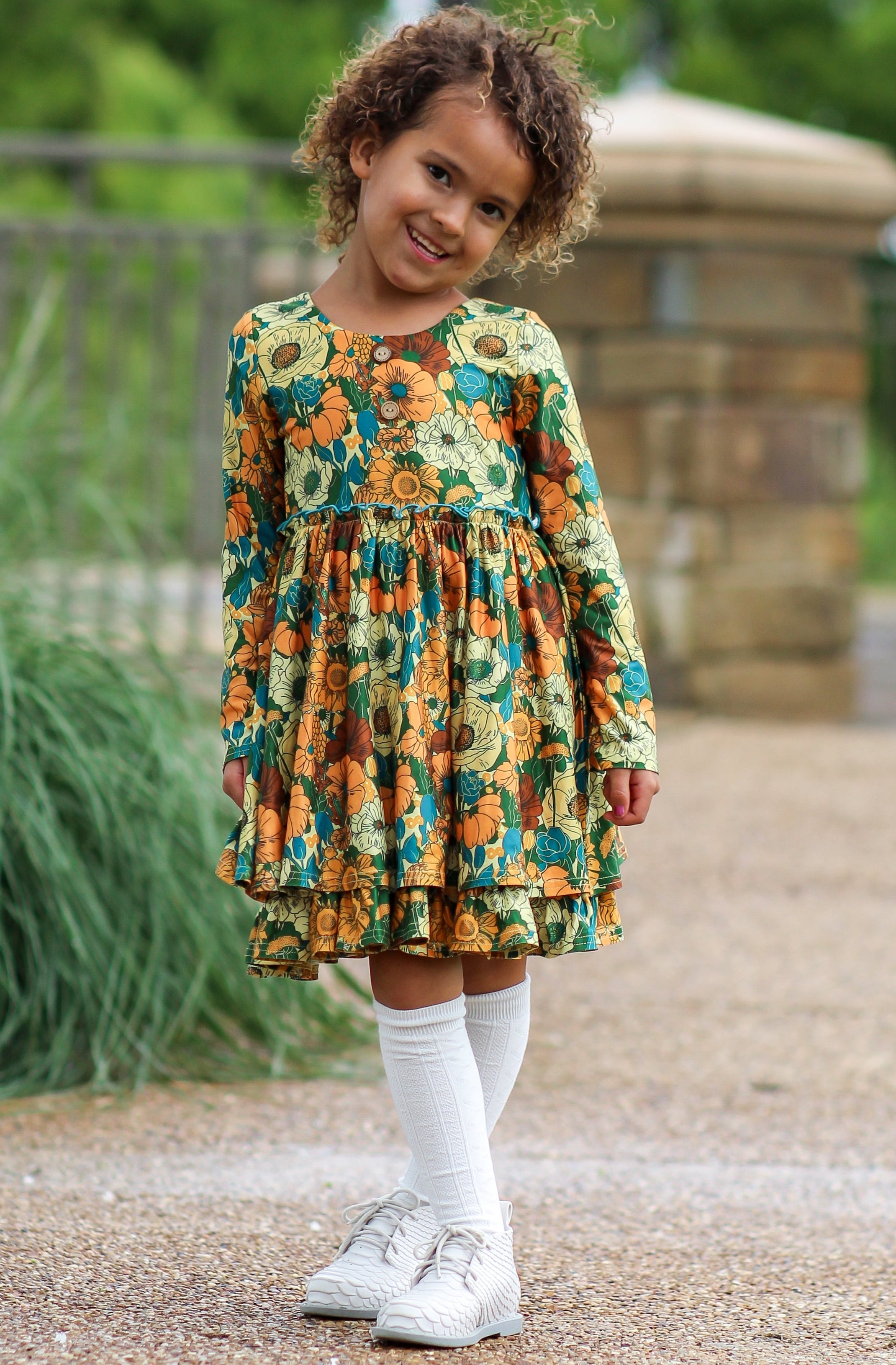 Myra Knit Dress - Golden Grove