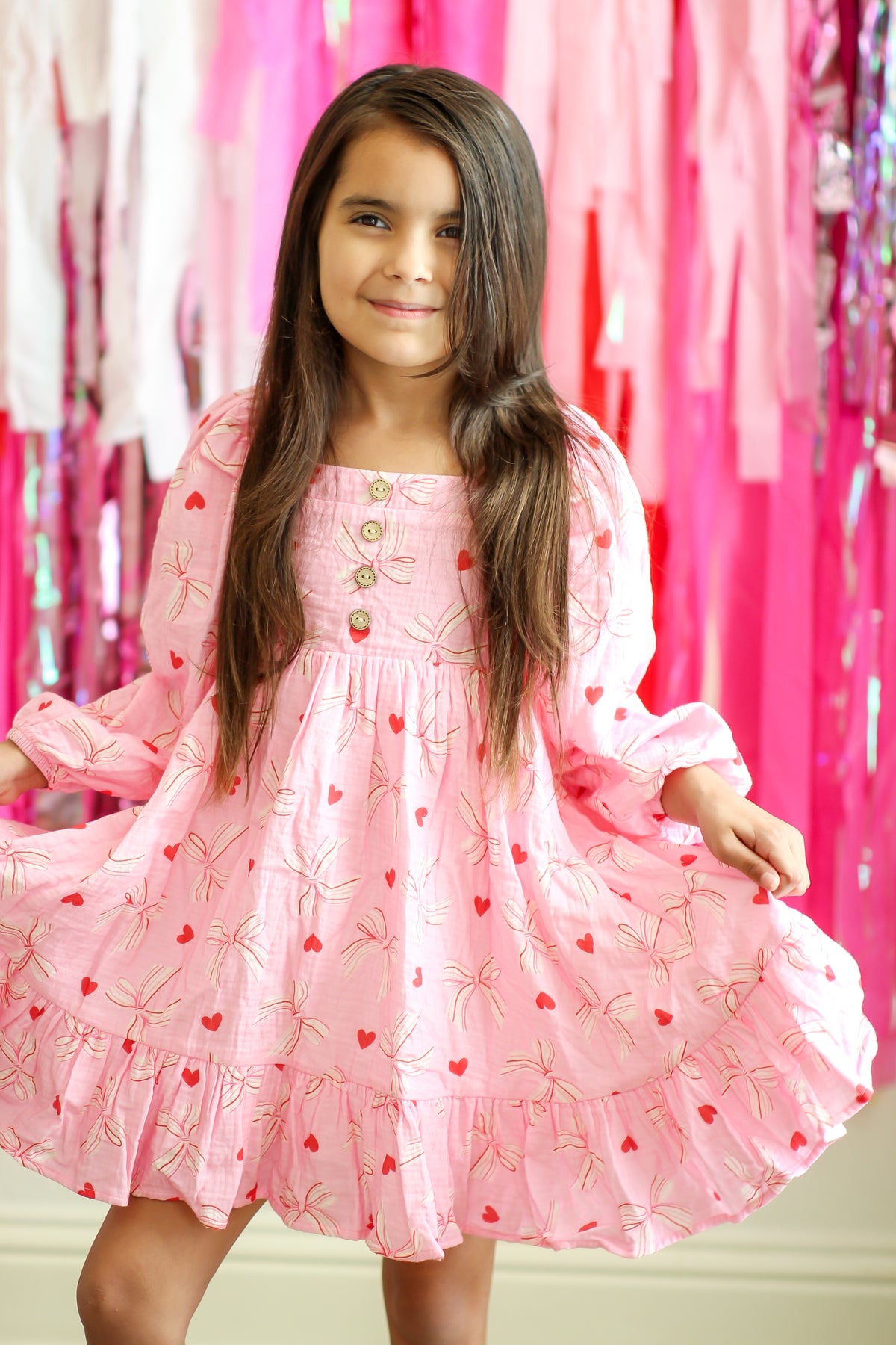 Puff Sleeve Gauze Dress - Tied With Love
