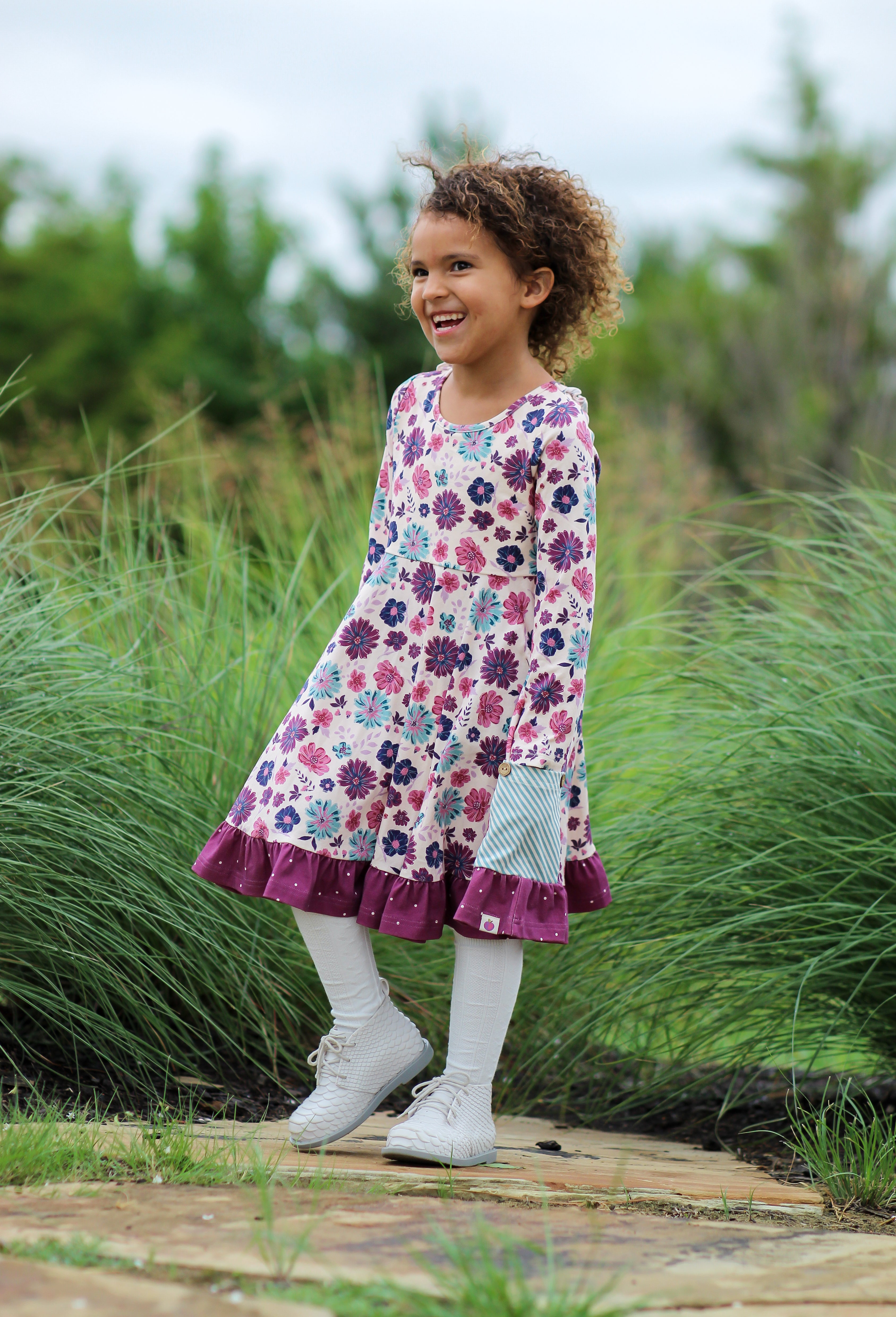 Elara Knit Dress - Jewelbloom