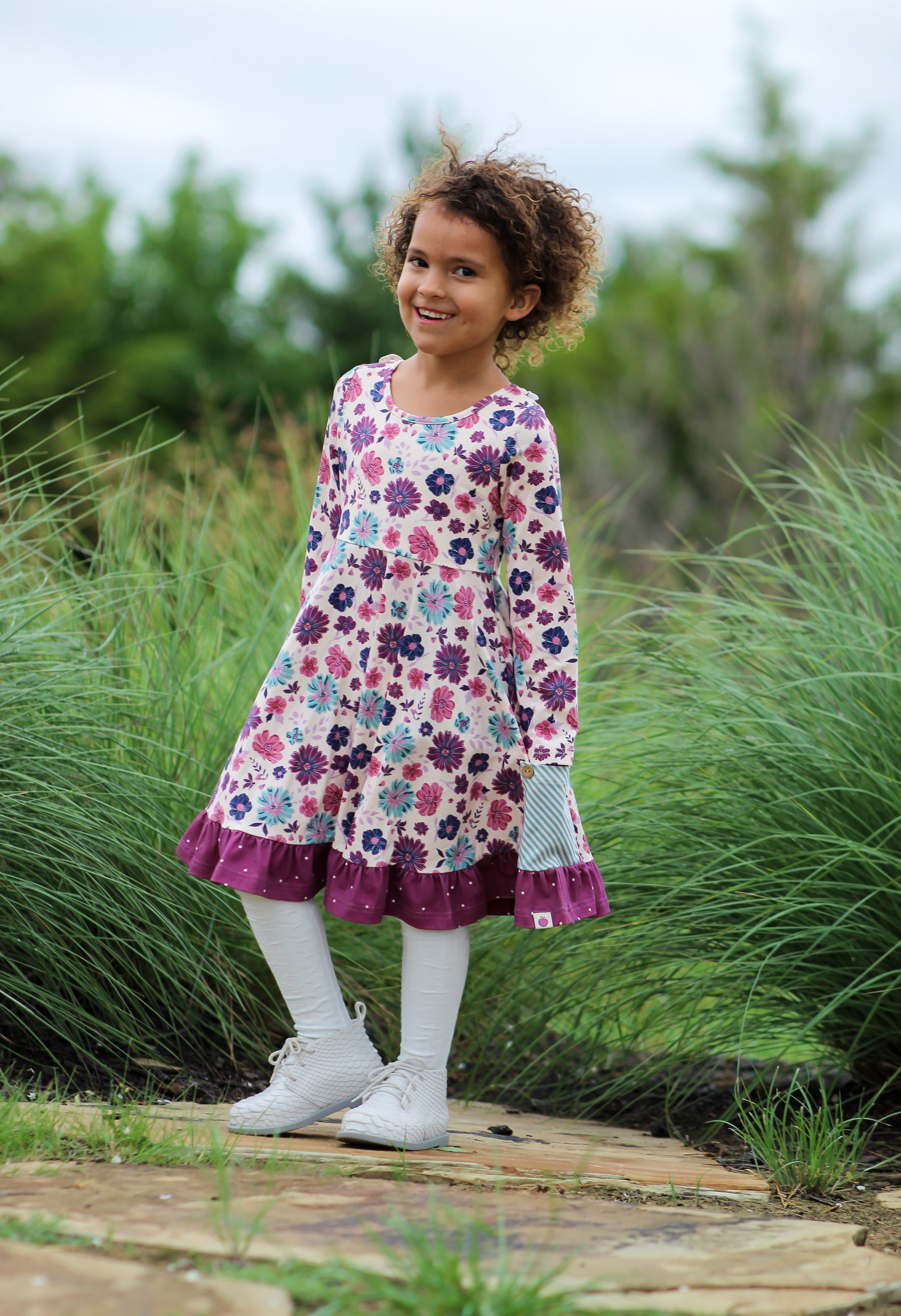 Elara Knit Dress - Jewelbloom