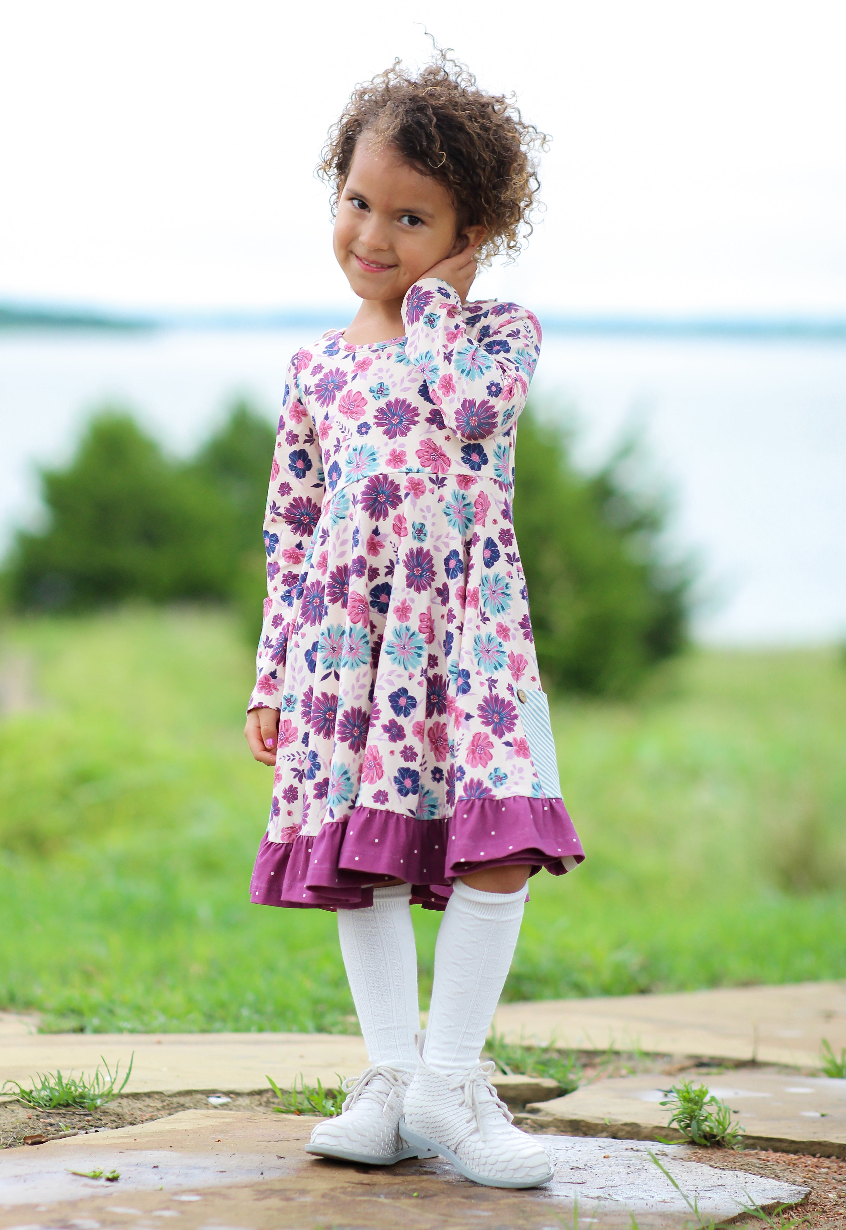 Elara Knit Dress - Jewelbloom