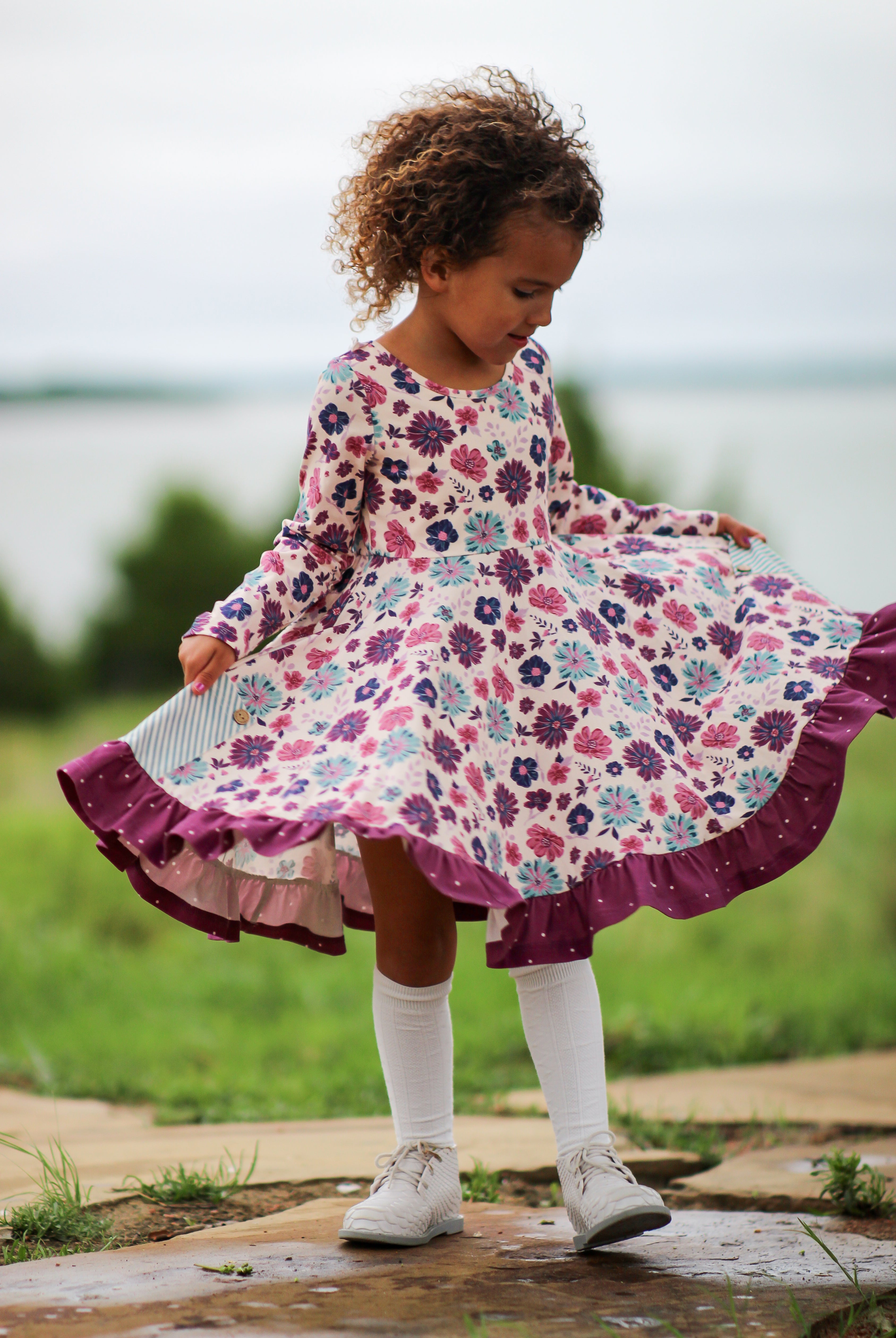 Elara Knit Dress - Jewelbloom