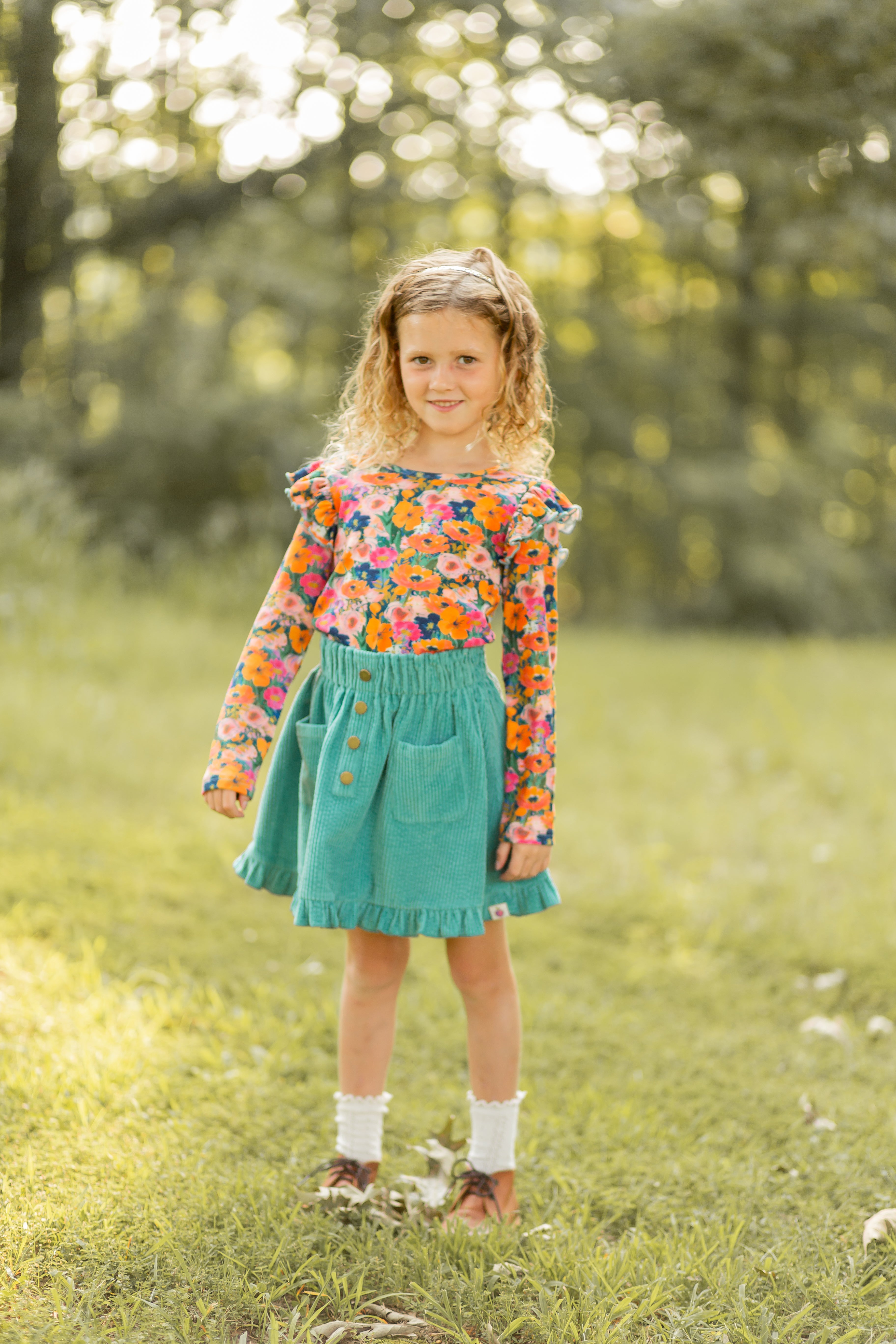 Ribbed Top - Wildflower Jubilee
