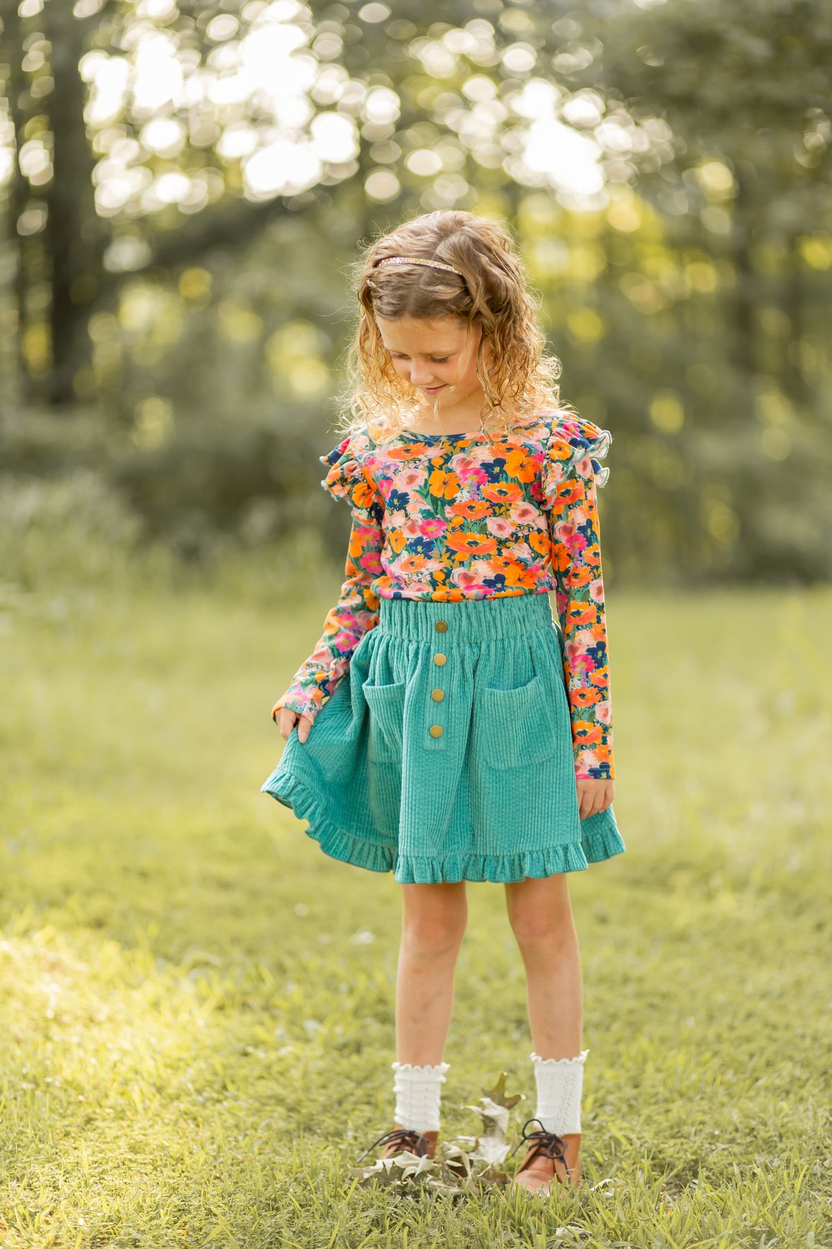 Ribbed Top - Wildflower Jubilee
