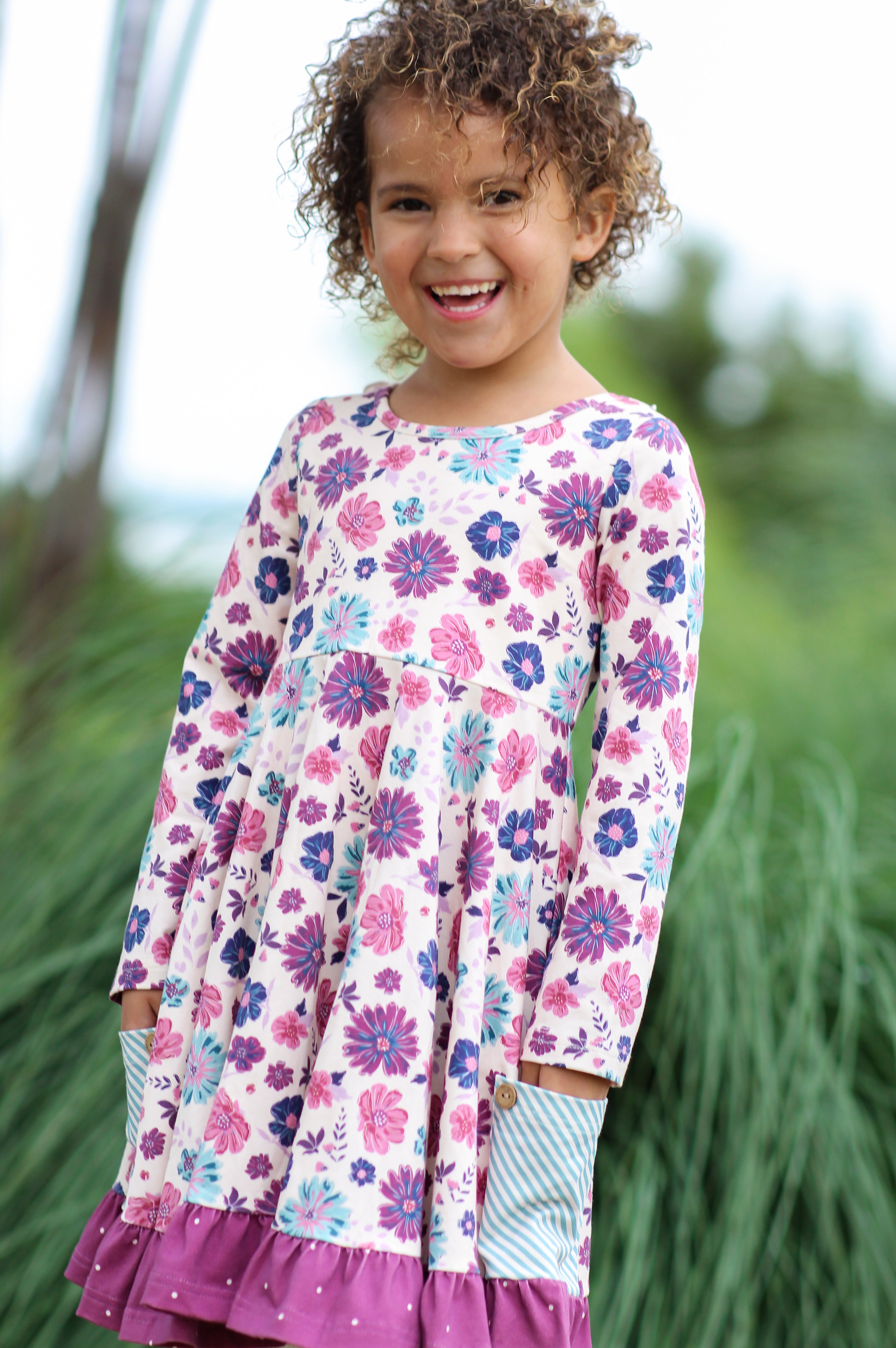 Elara Knit Dress - Jewelbloom