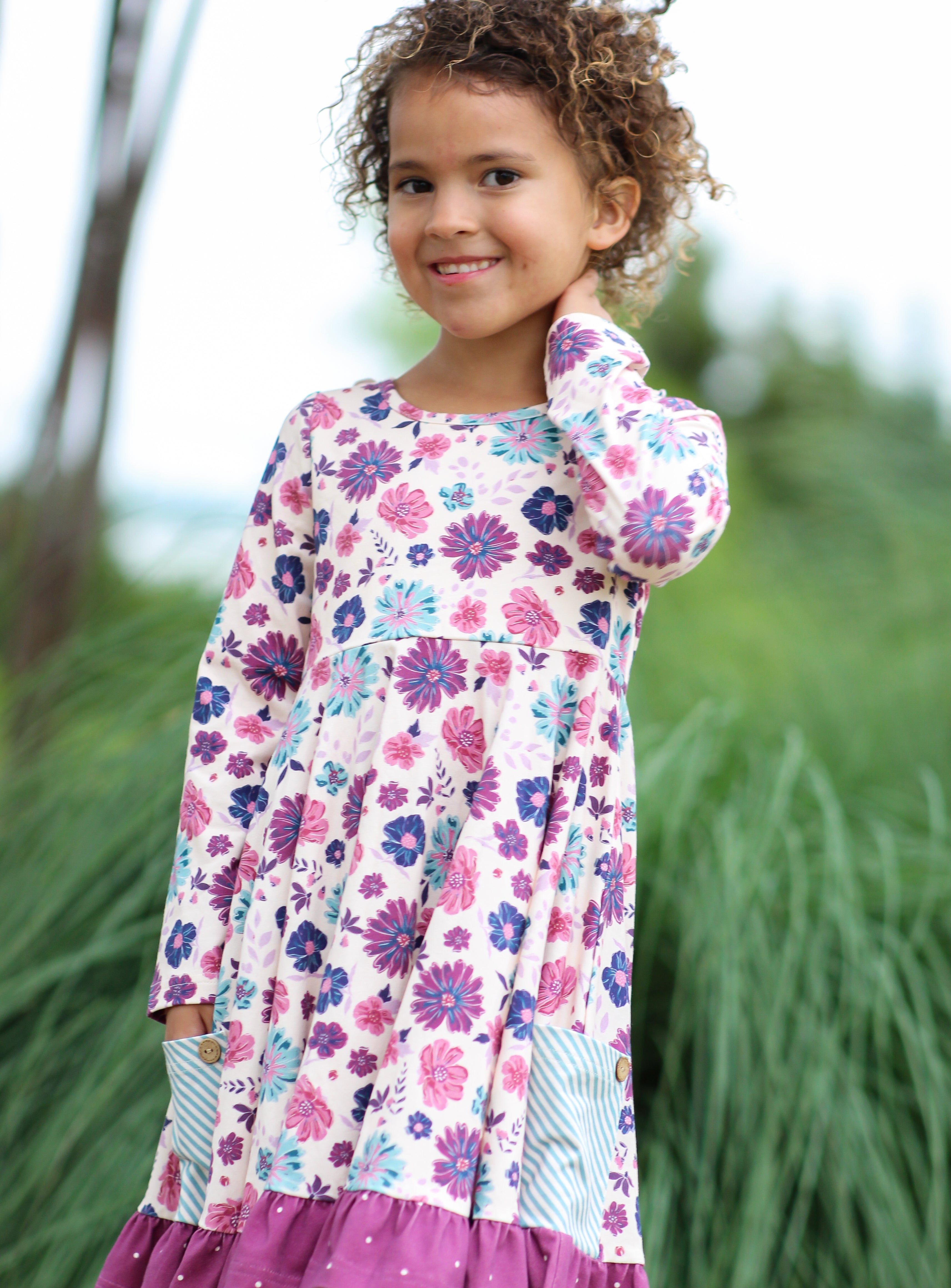 Elara Knit Dress - Jewelbloom