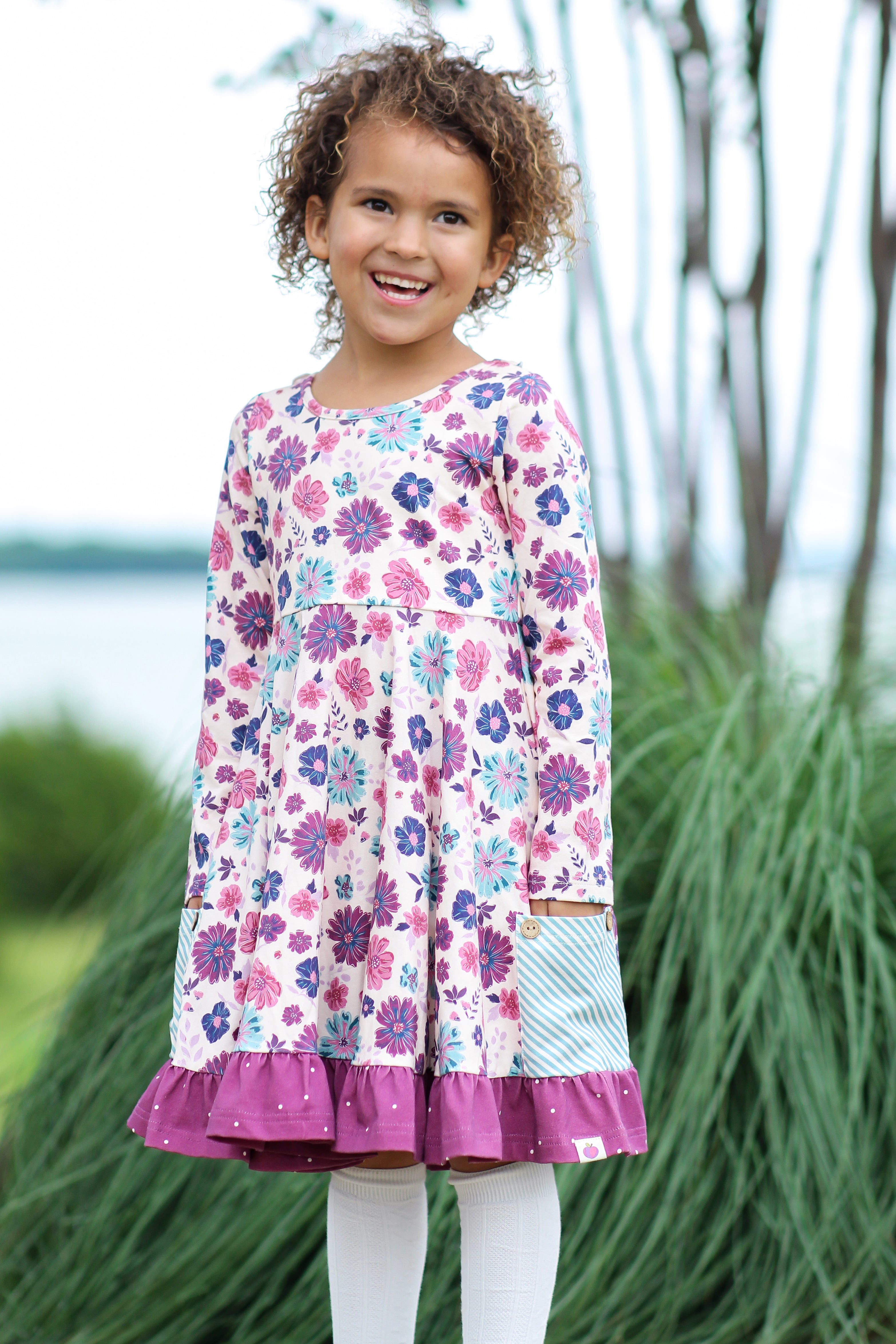 Elara Knit Dress - Jewelbloom