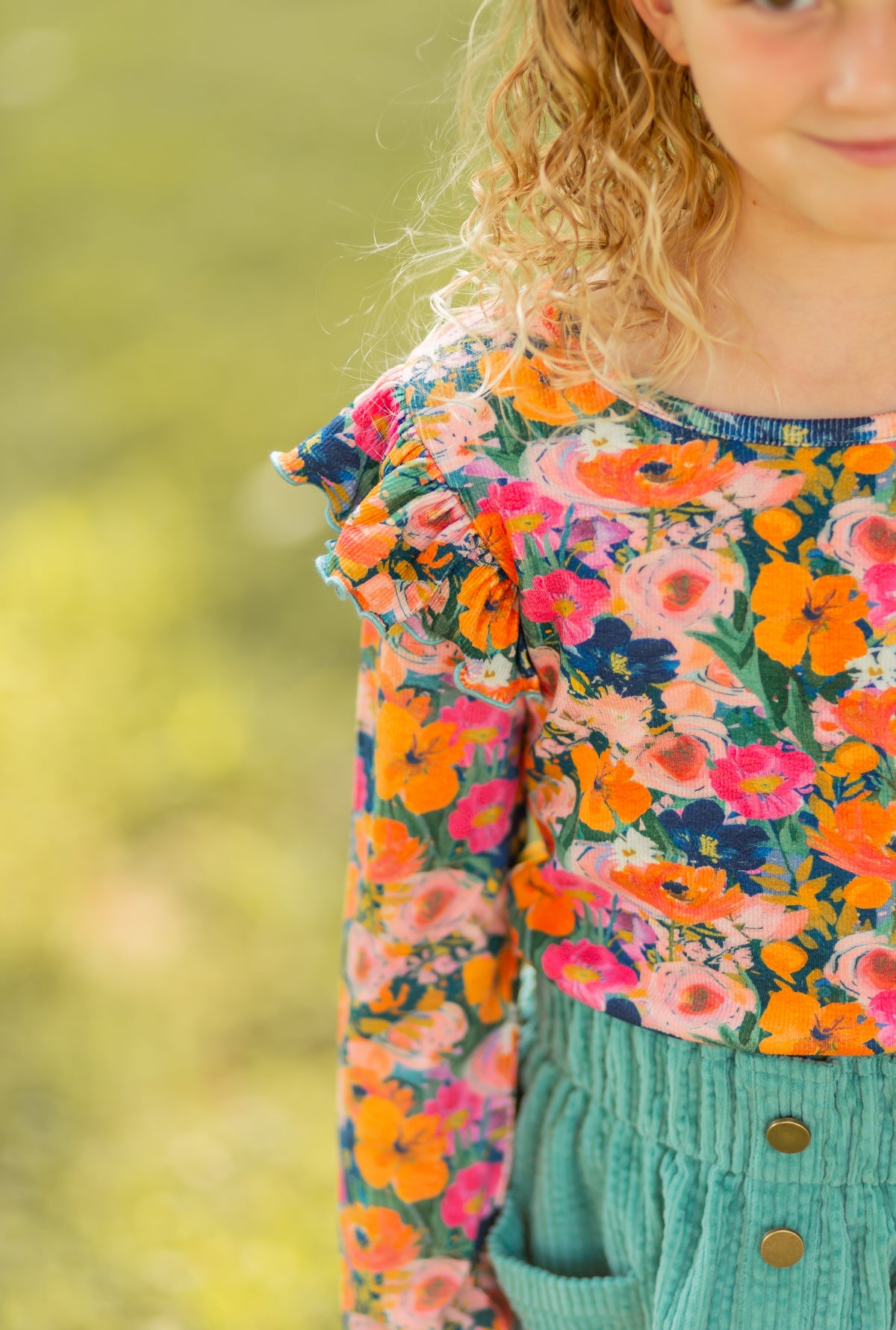 Ribbed Top - Wildflower Jubilee