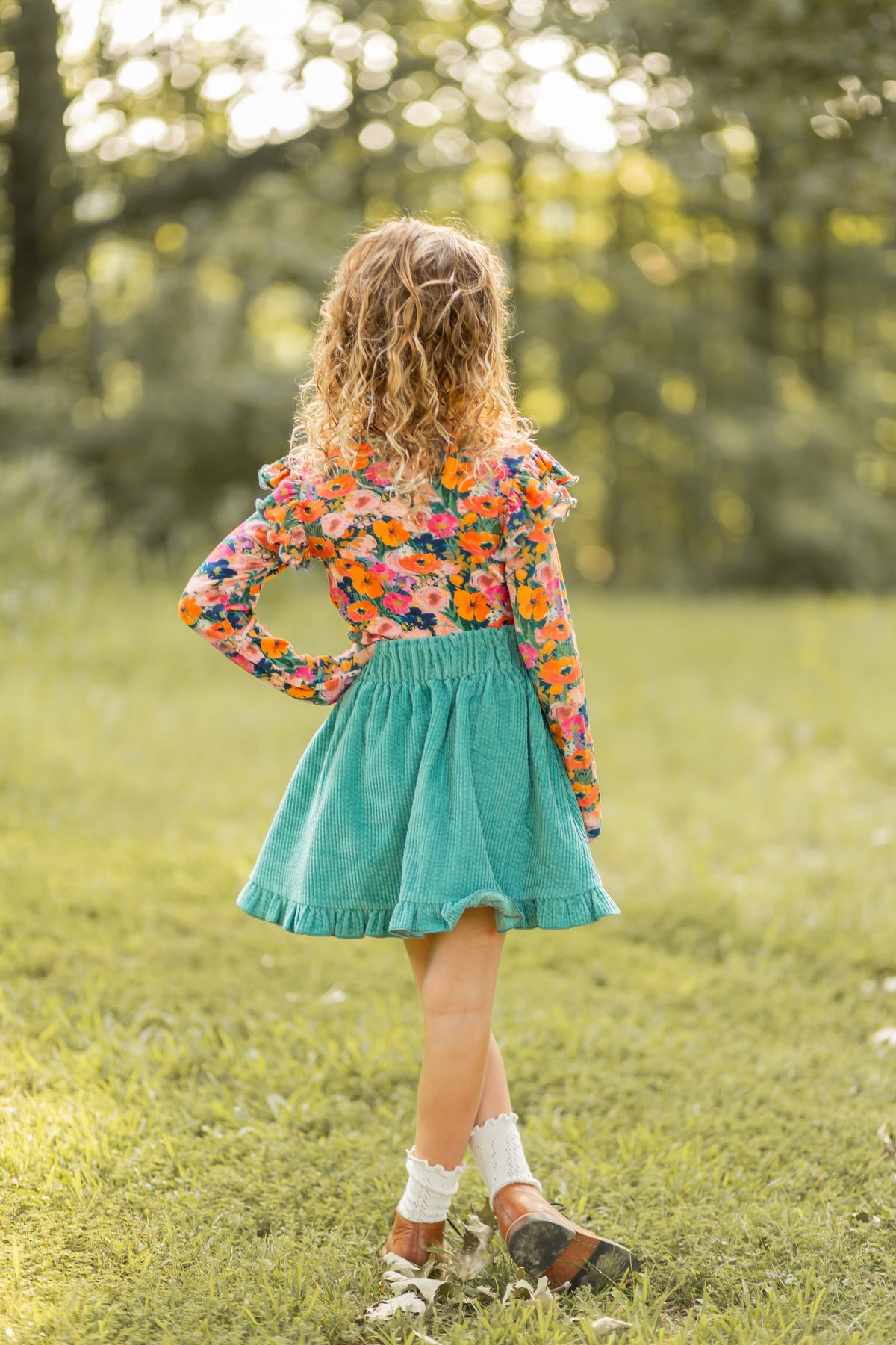 Ribbed Top - Wildflower Jubilee