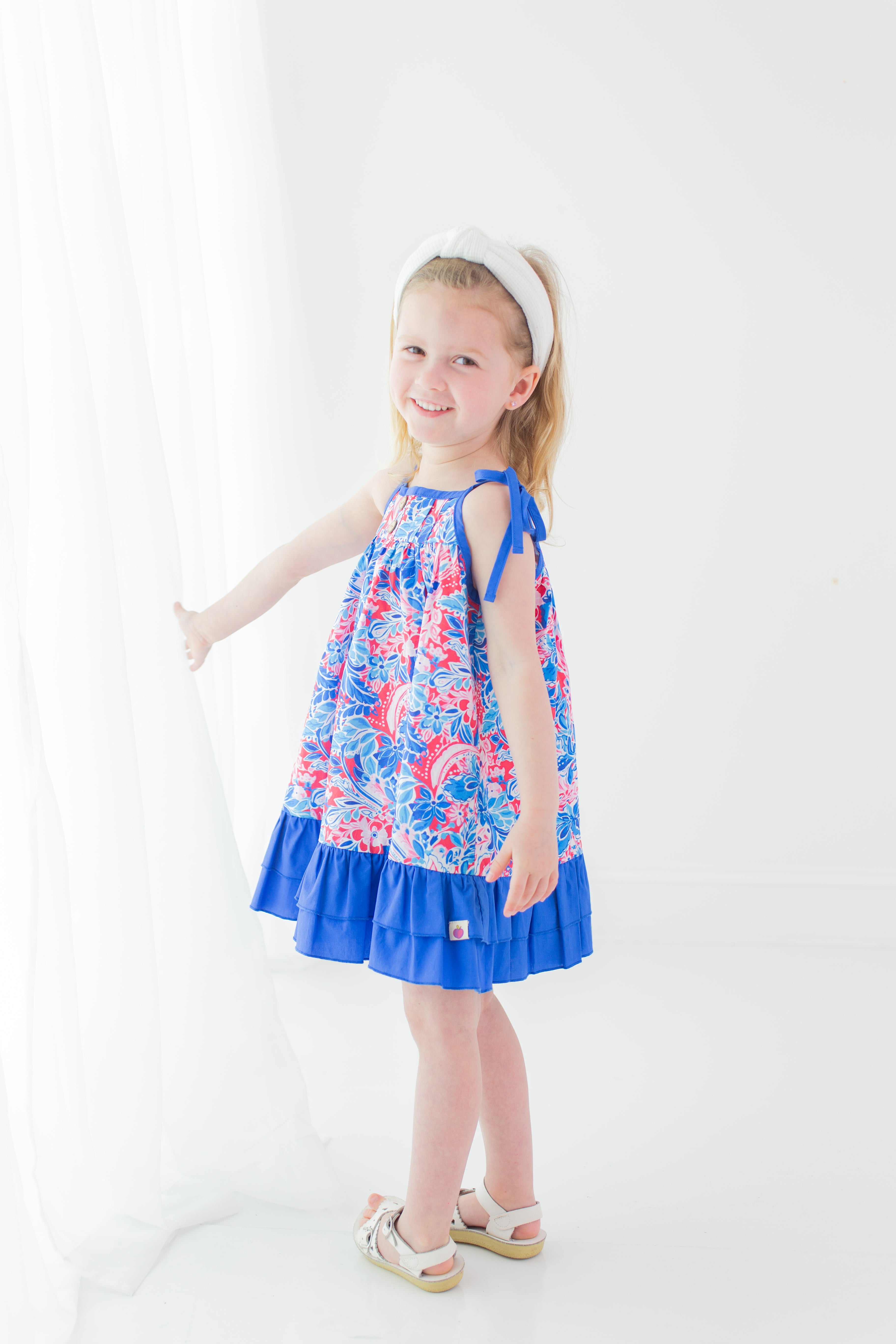 Stella Dress - Patriotic Paisley