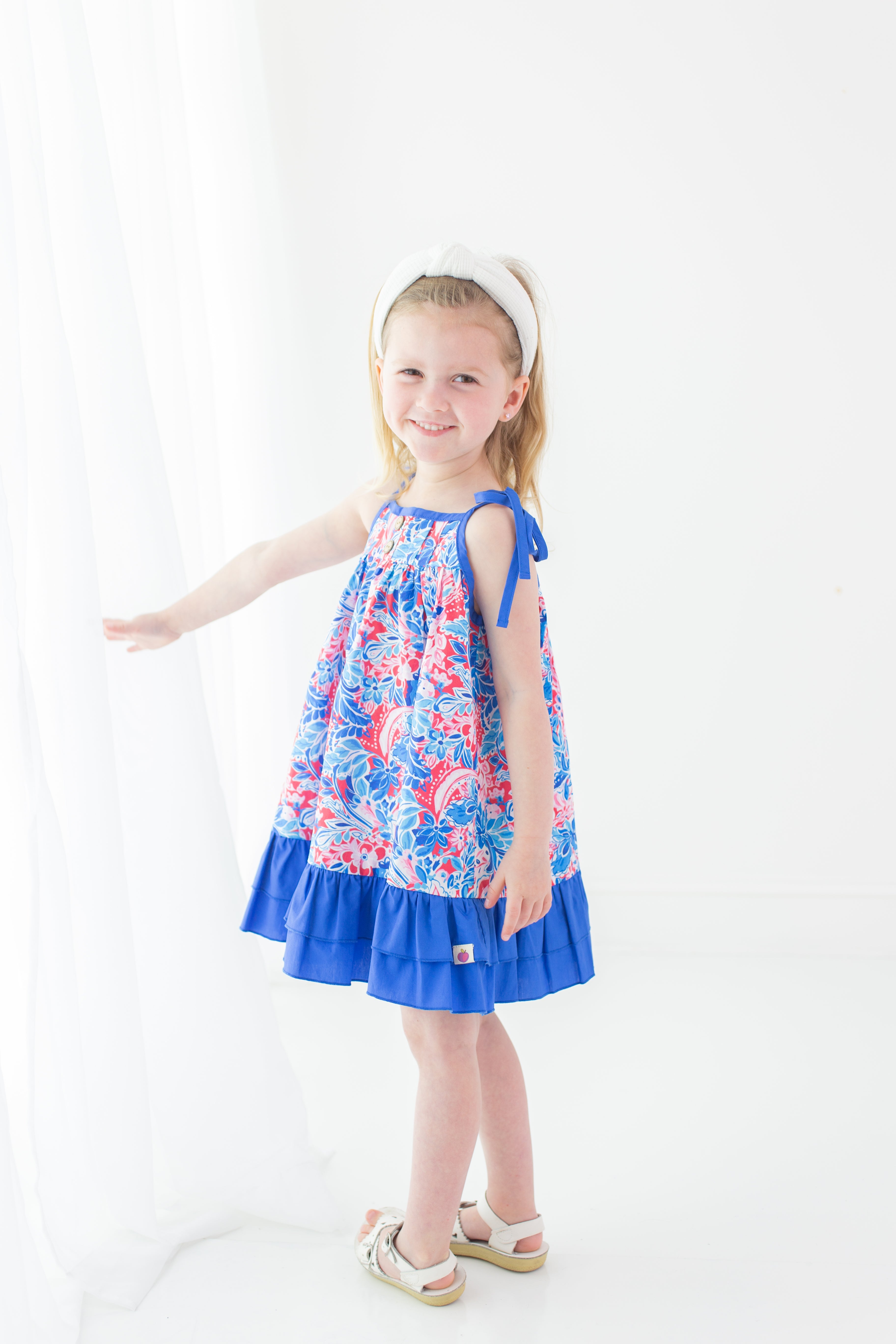 Stella Dress - Patriotic Paisley