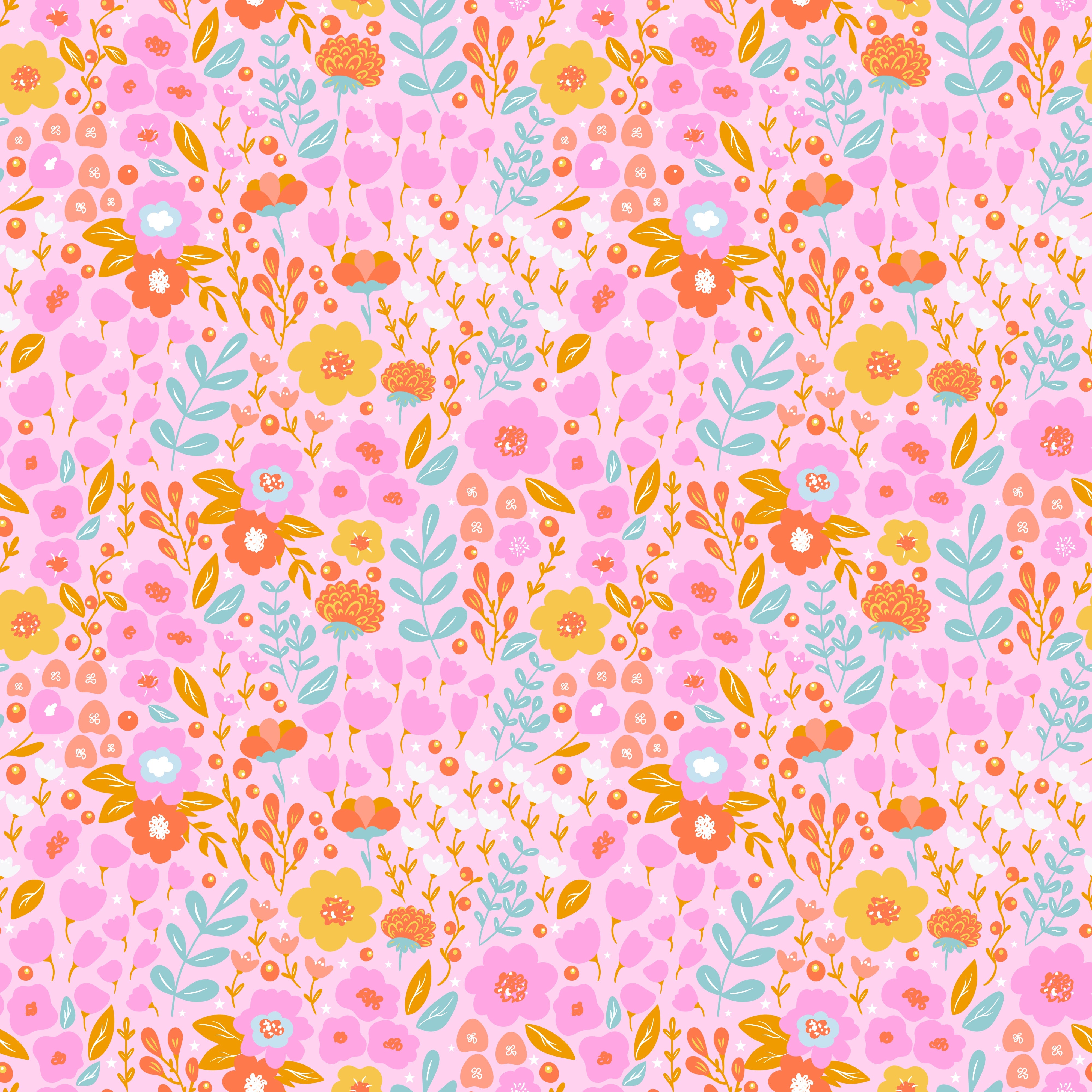Bubble Romper - Pink Papaya Parade