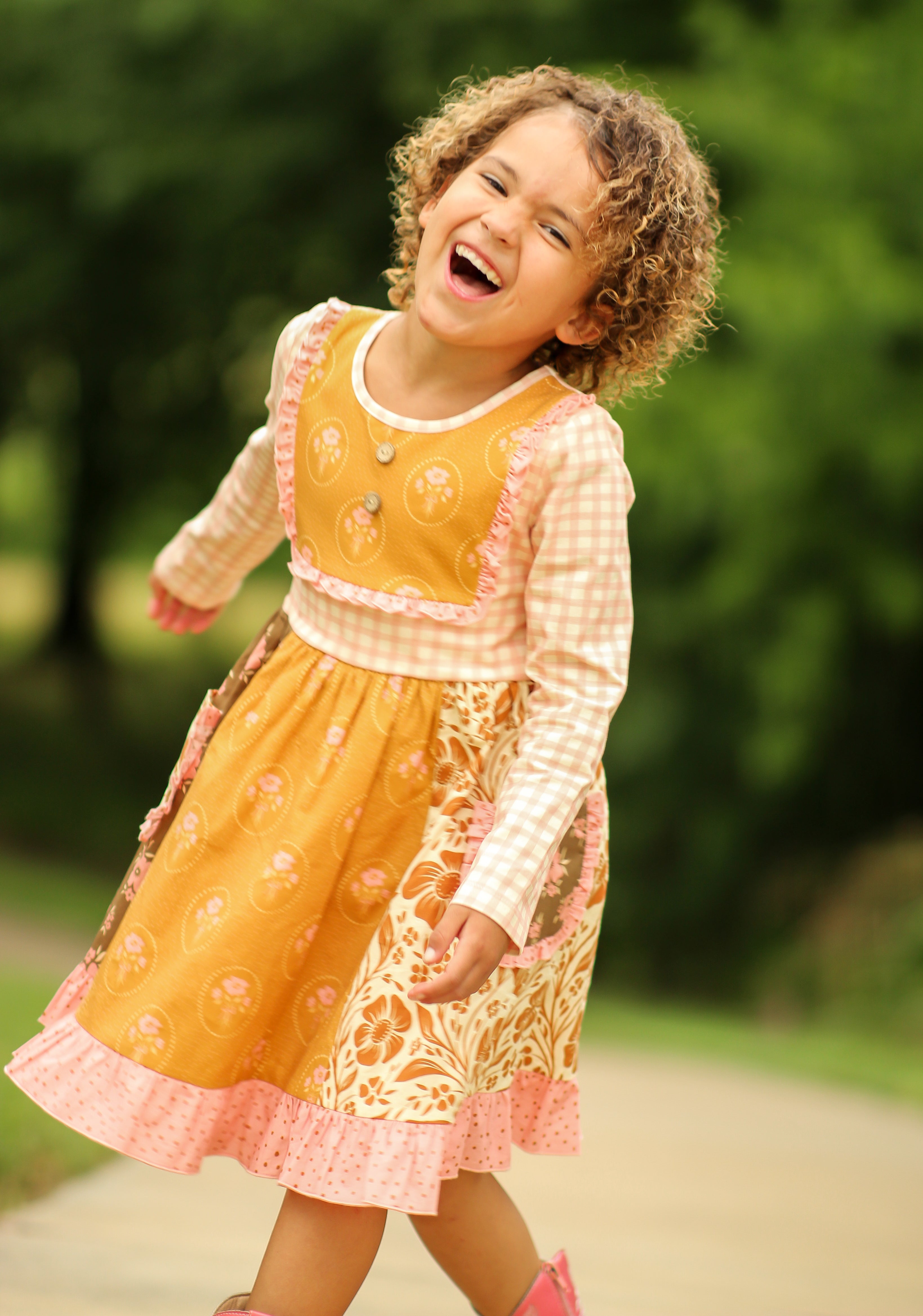 Elara Knit Dress - Harvest Stitch