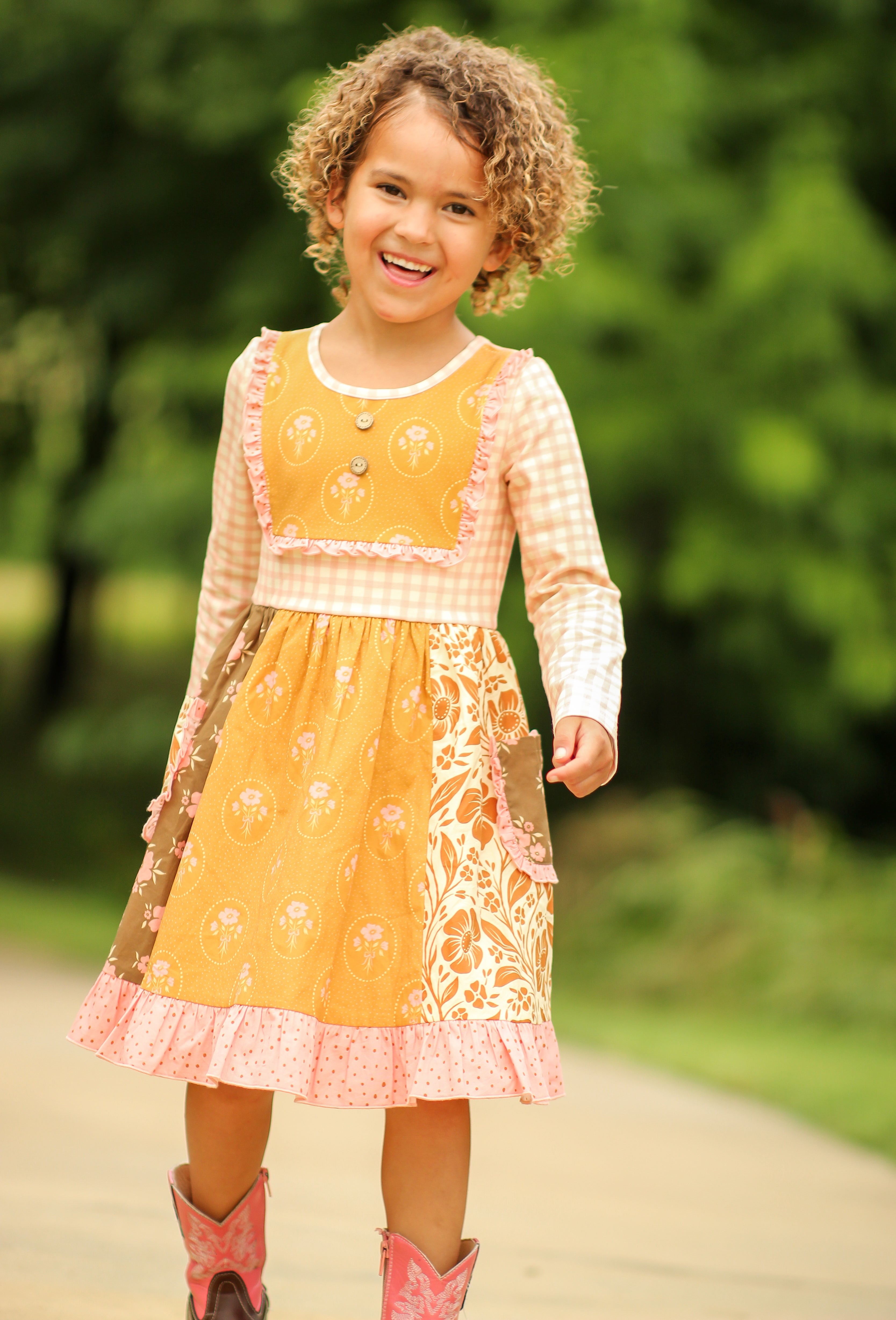Elara Knit Dress - Harvest Stitch