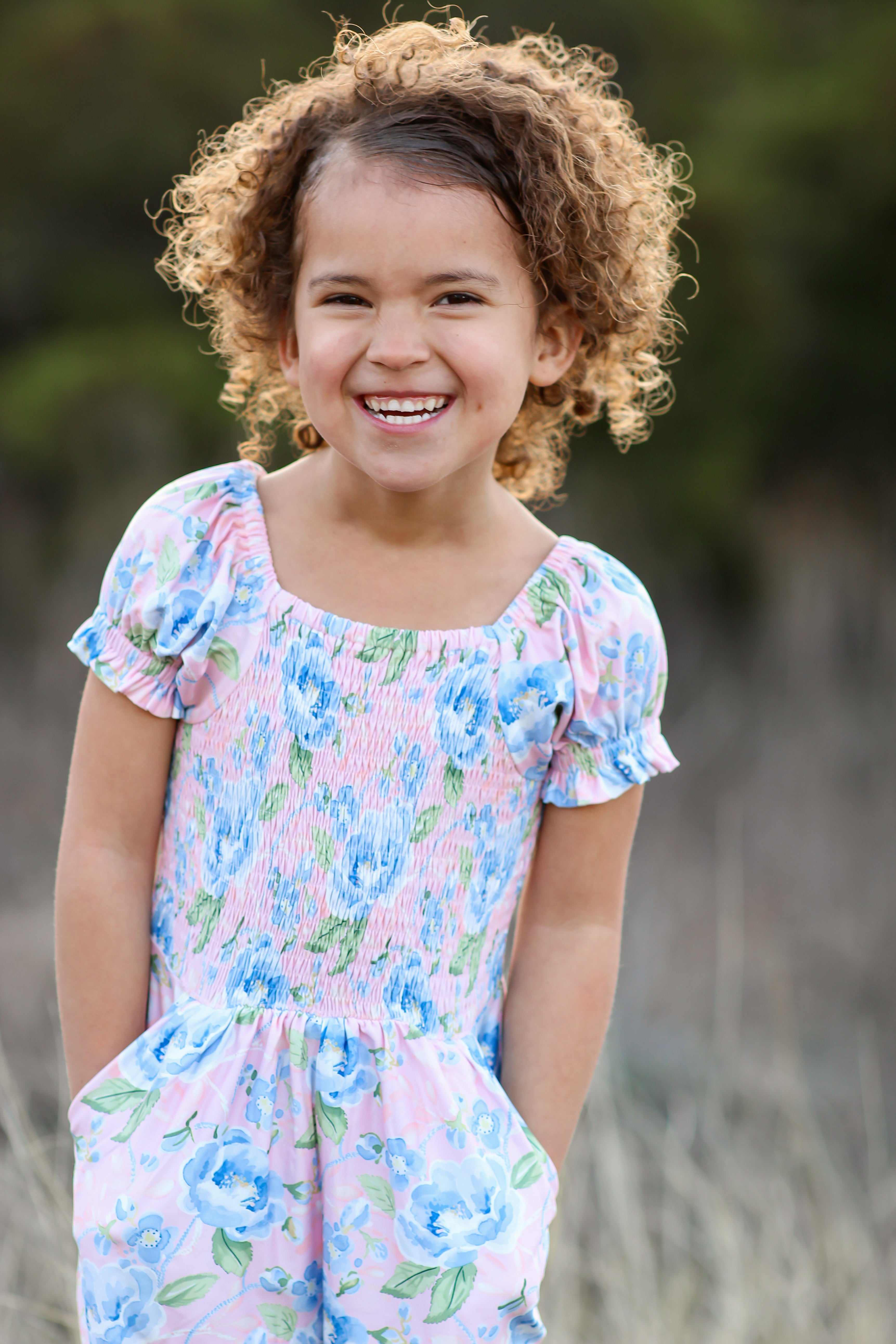 Quinn Romper - Blush & Bloom