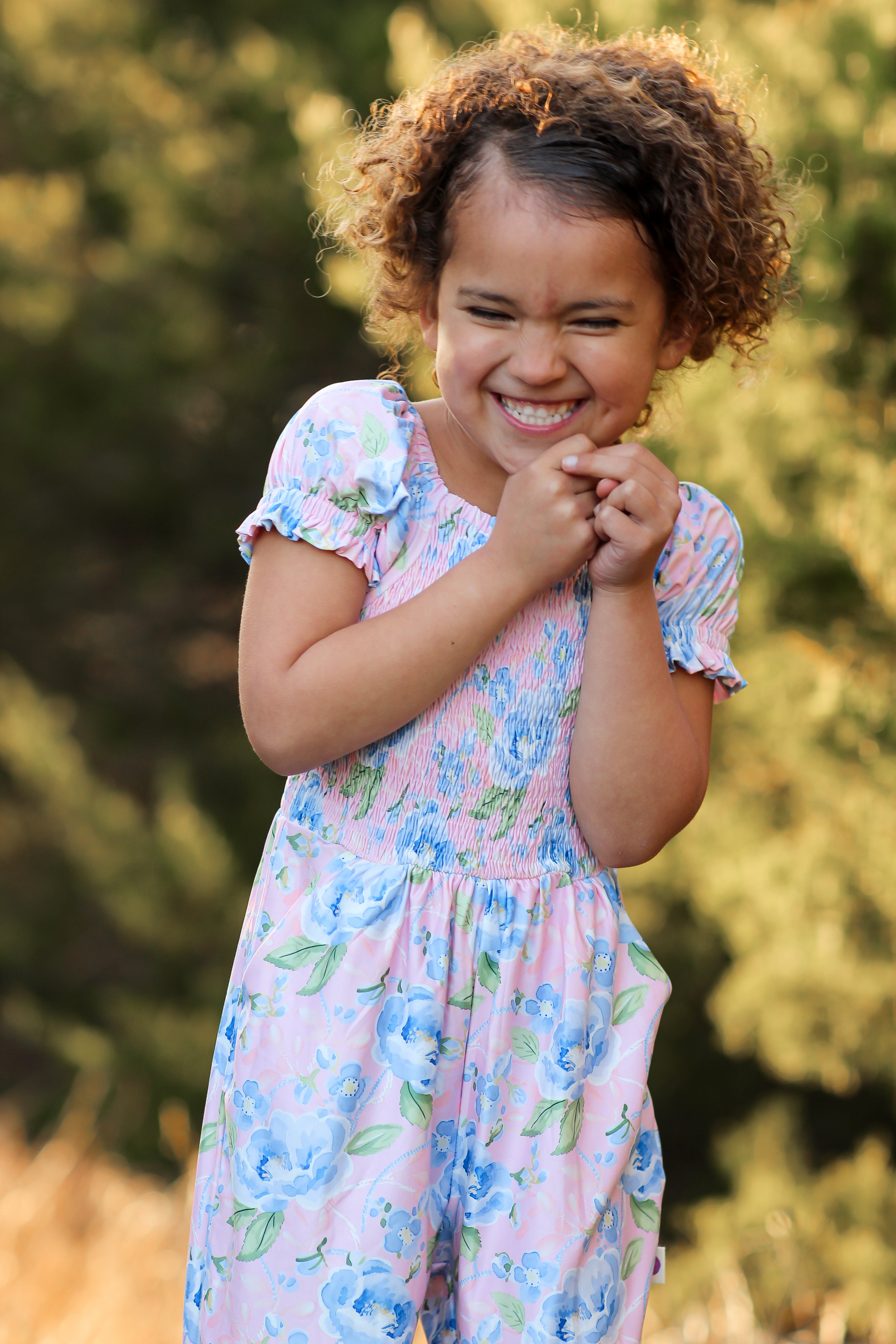 Quinn Romper - Blush & Bloom