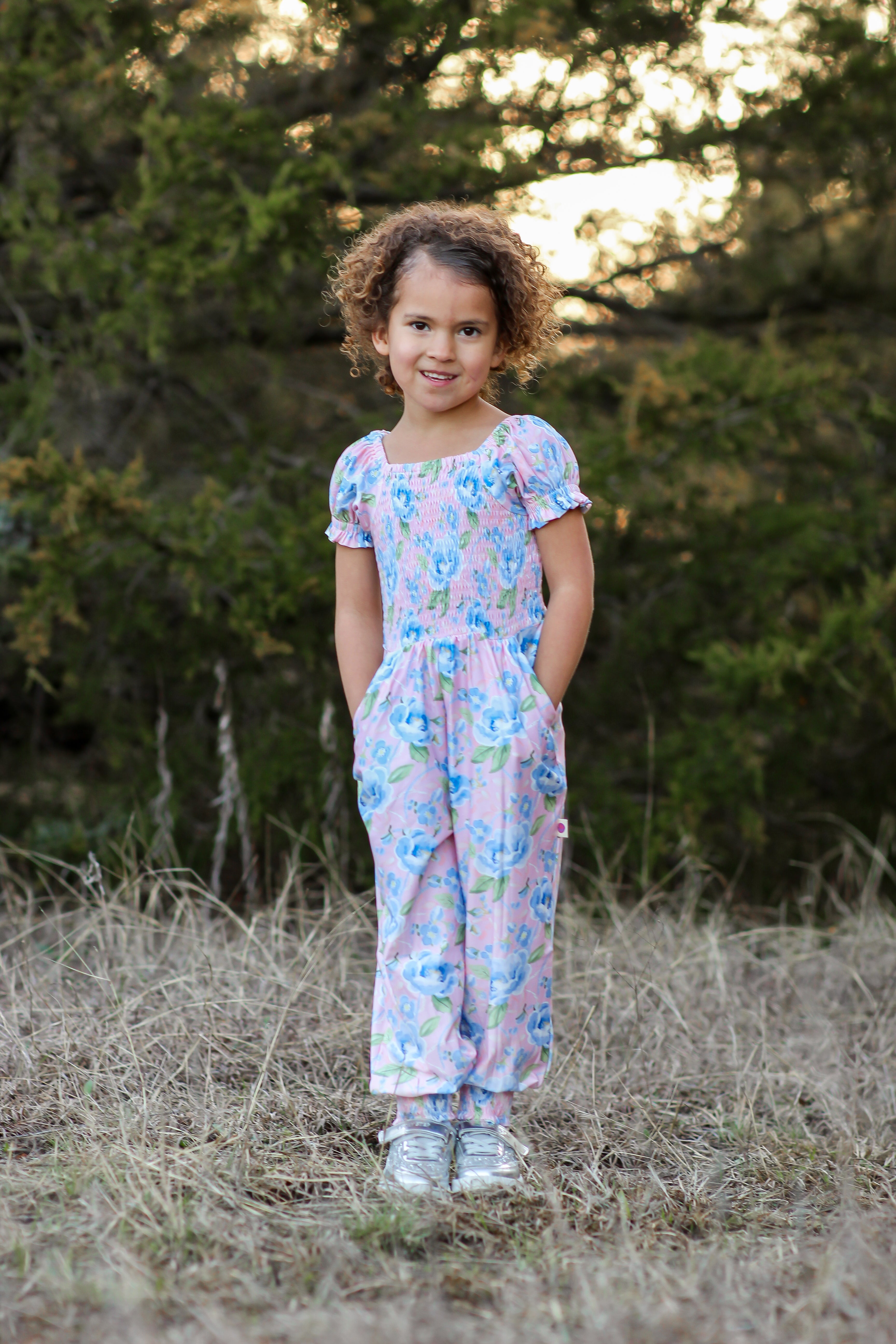 Quinn Romper - Blush & Bloom