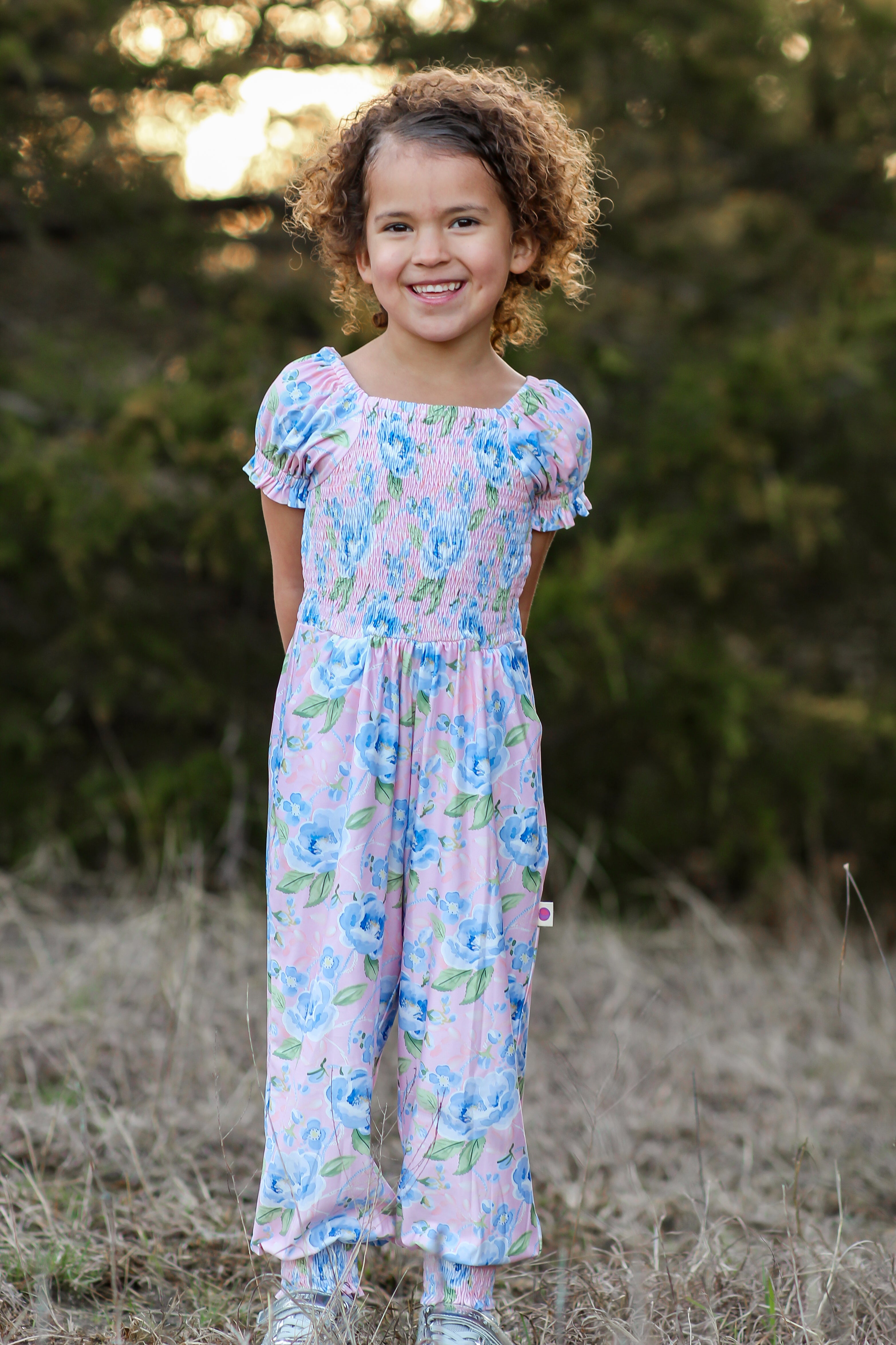 Quinn Romper - Blush & Bloom