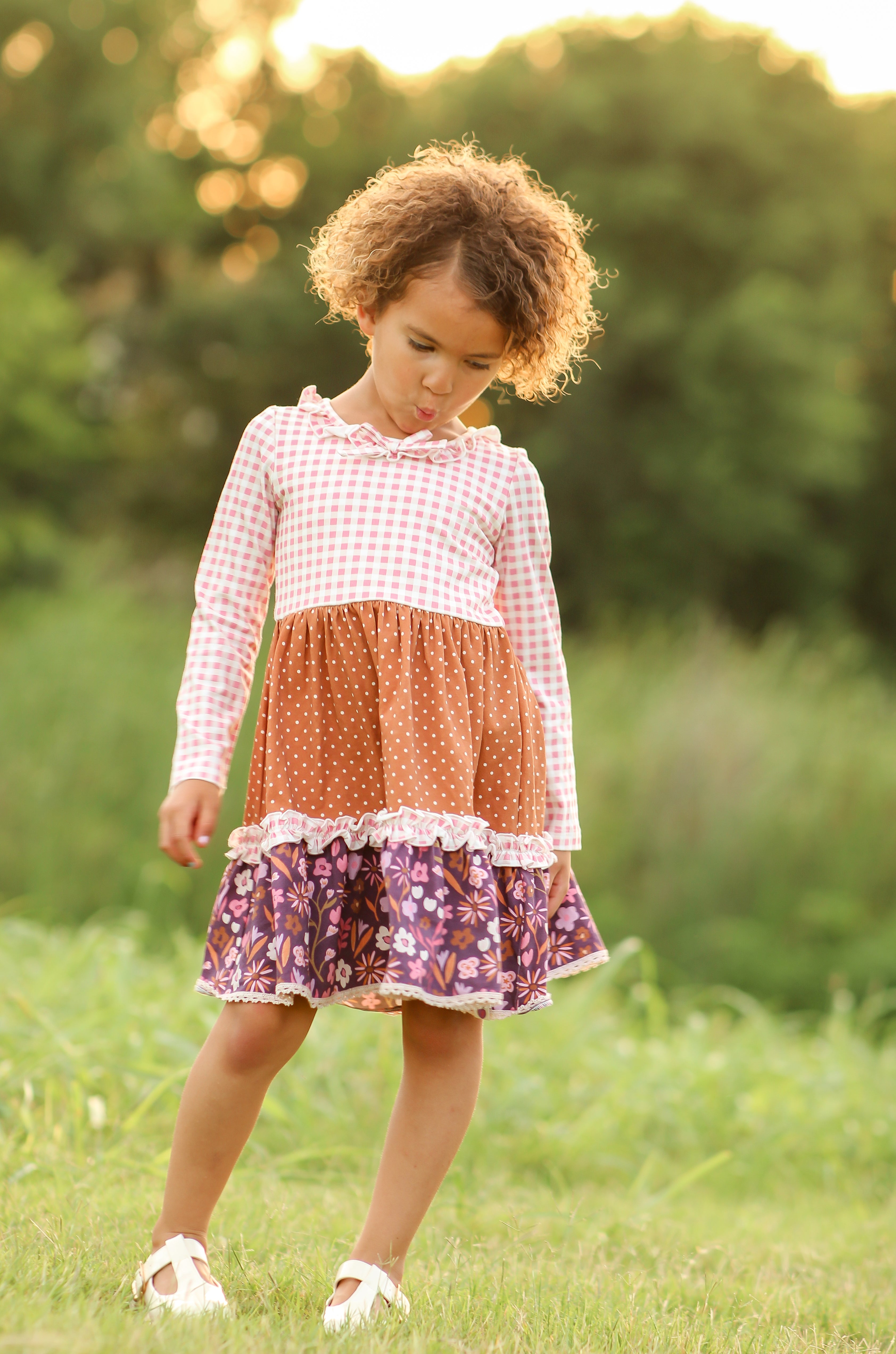 Annistyn Knit Dress - Amethyst Rose
